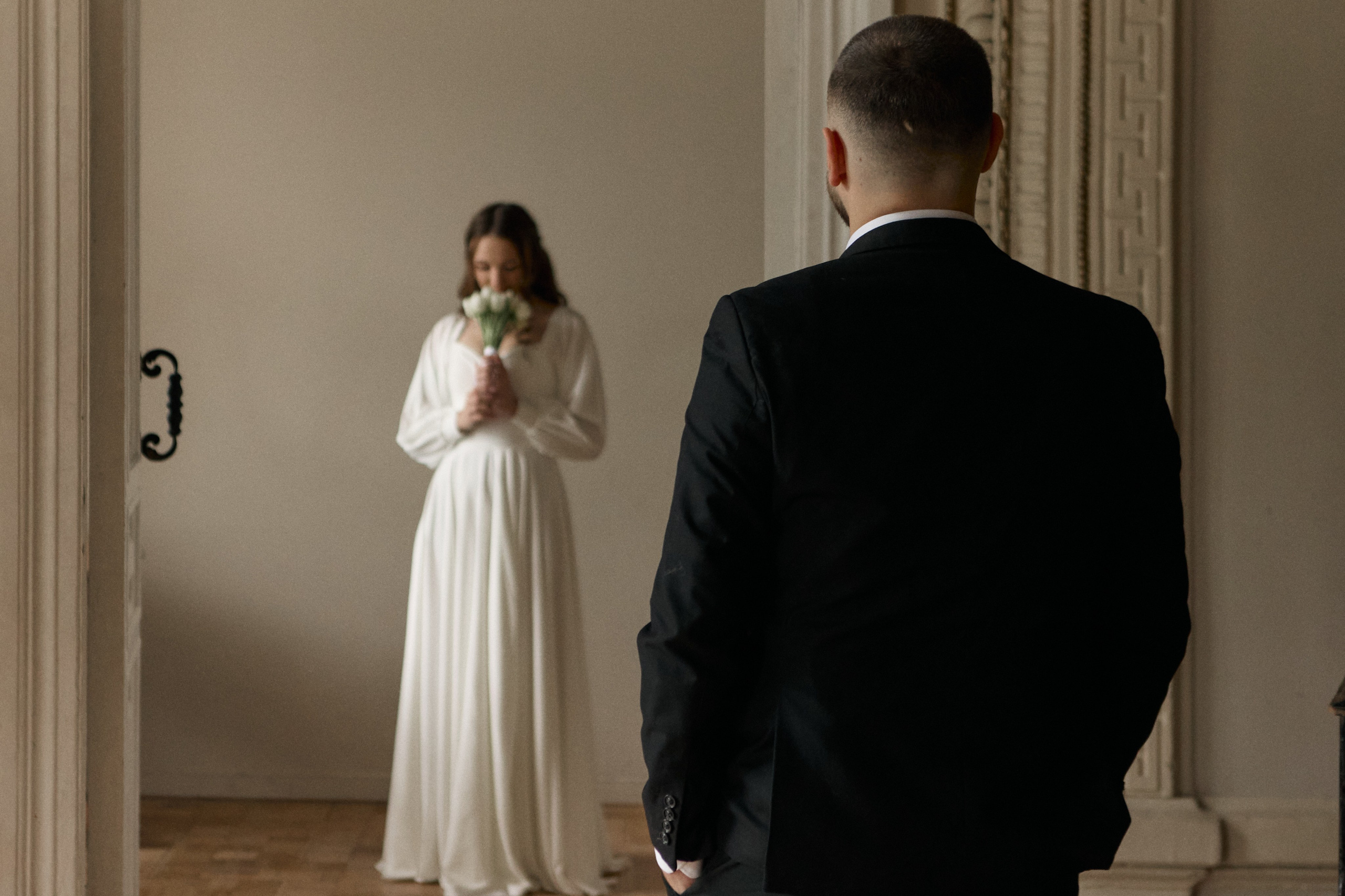 Свадебная фотосессия в студии в Москве