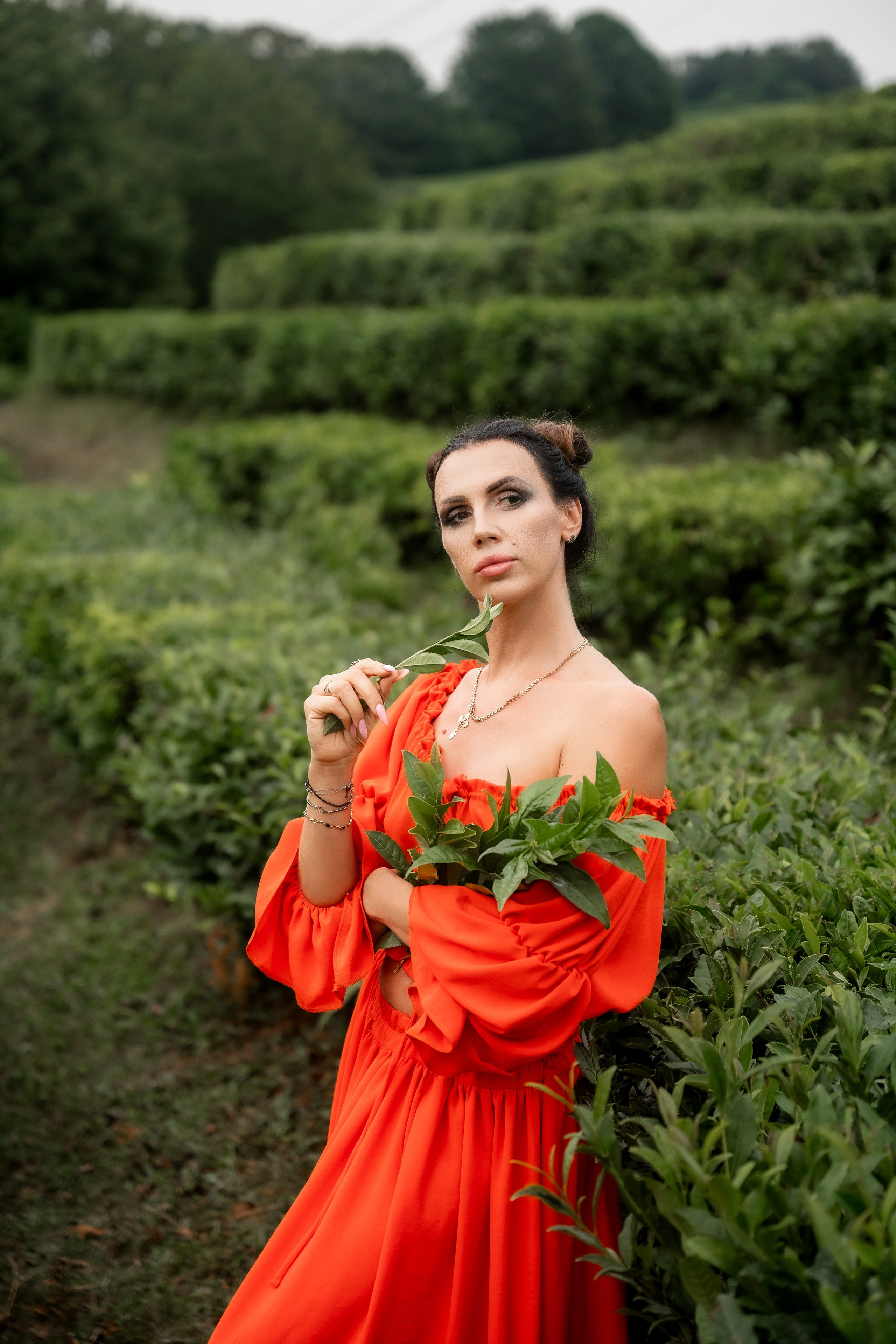 Леся чайные плантации. Наталья Слесаренко фотограф в Сочи