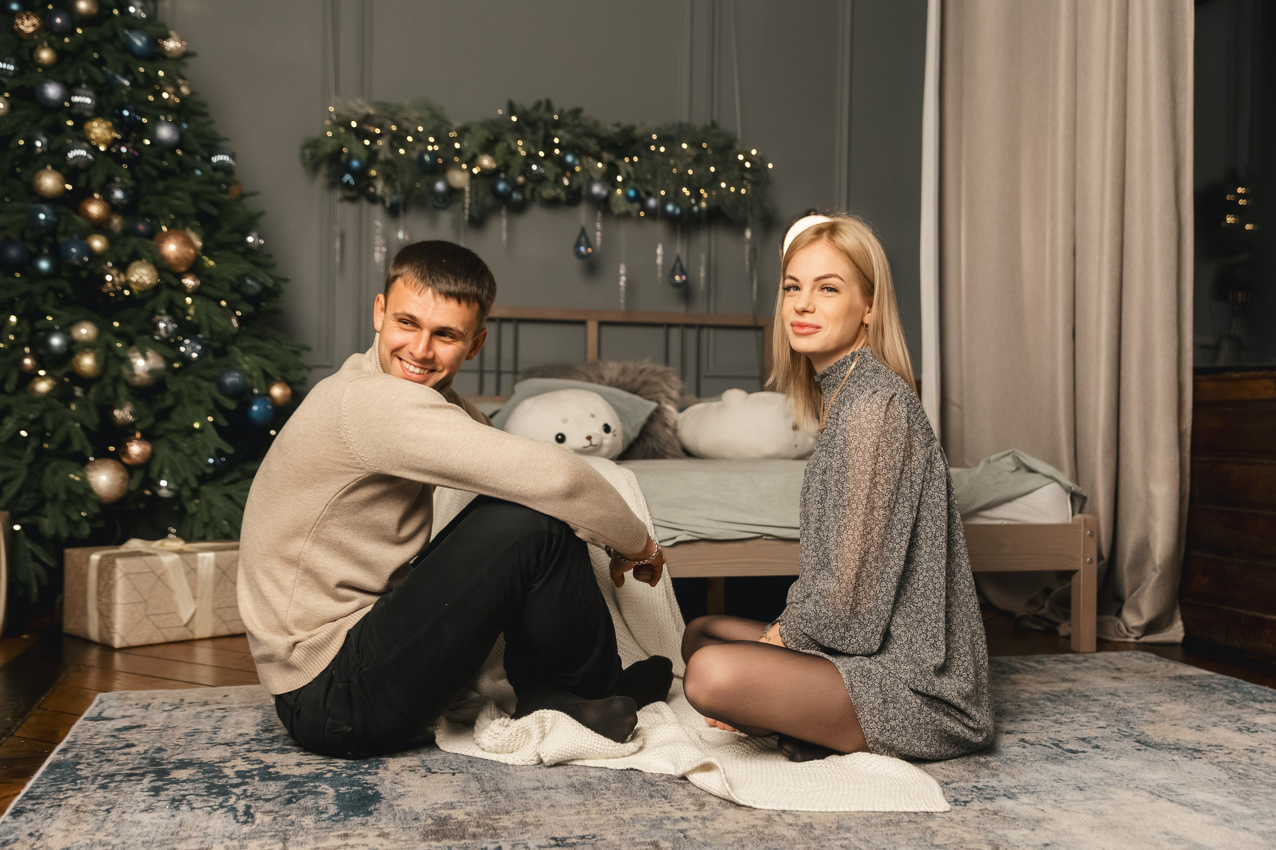 Семейная новогодняя фотосессия в Хабаровске. Свадебный фотограф в Хабаровске