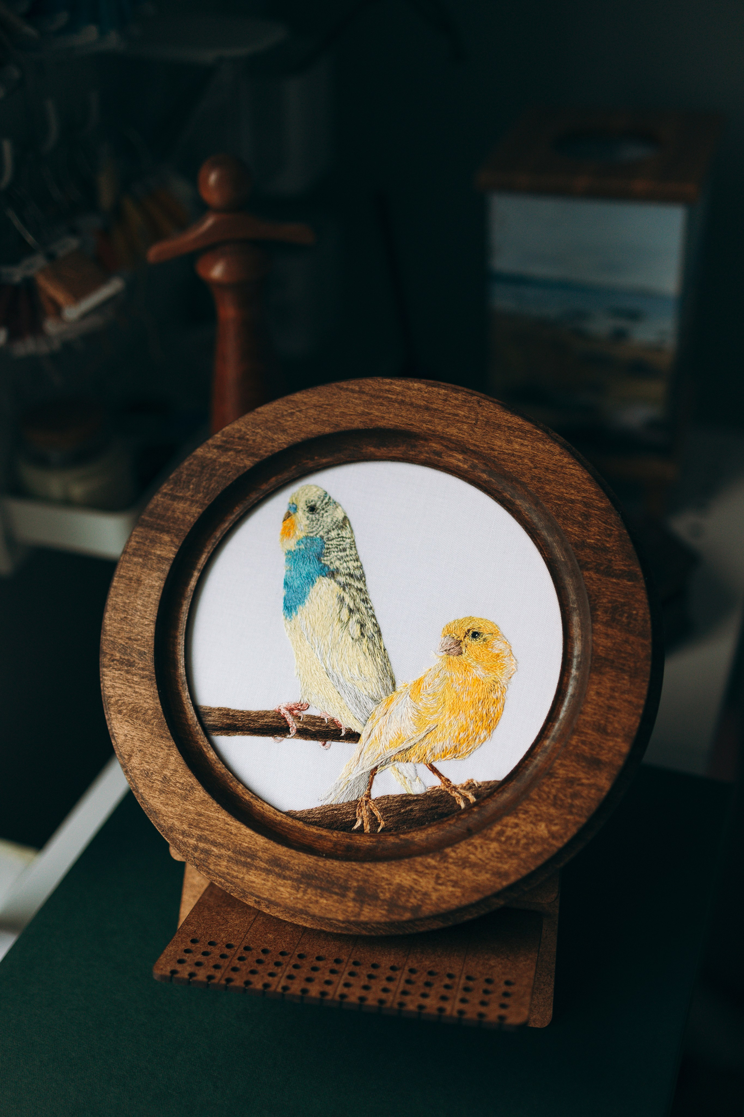 Портфолио. Портретная вышивка питомцев