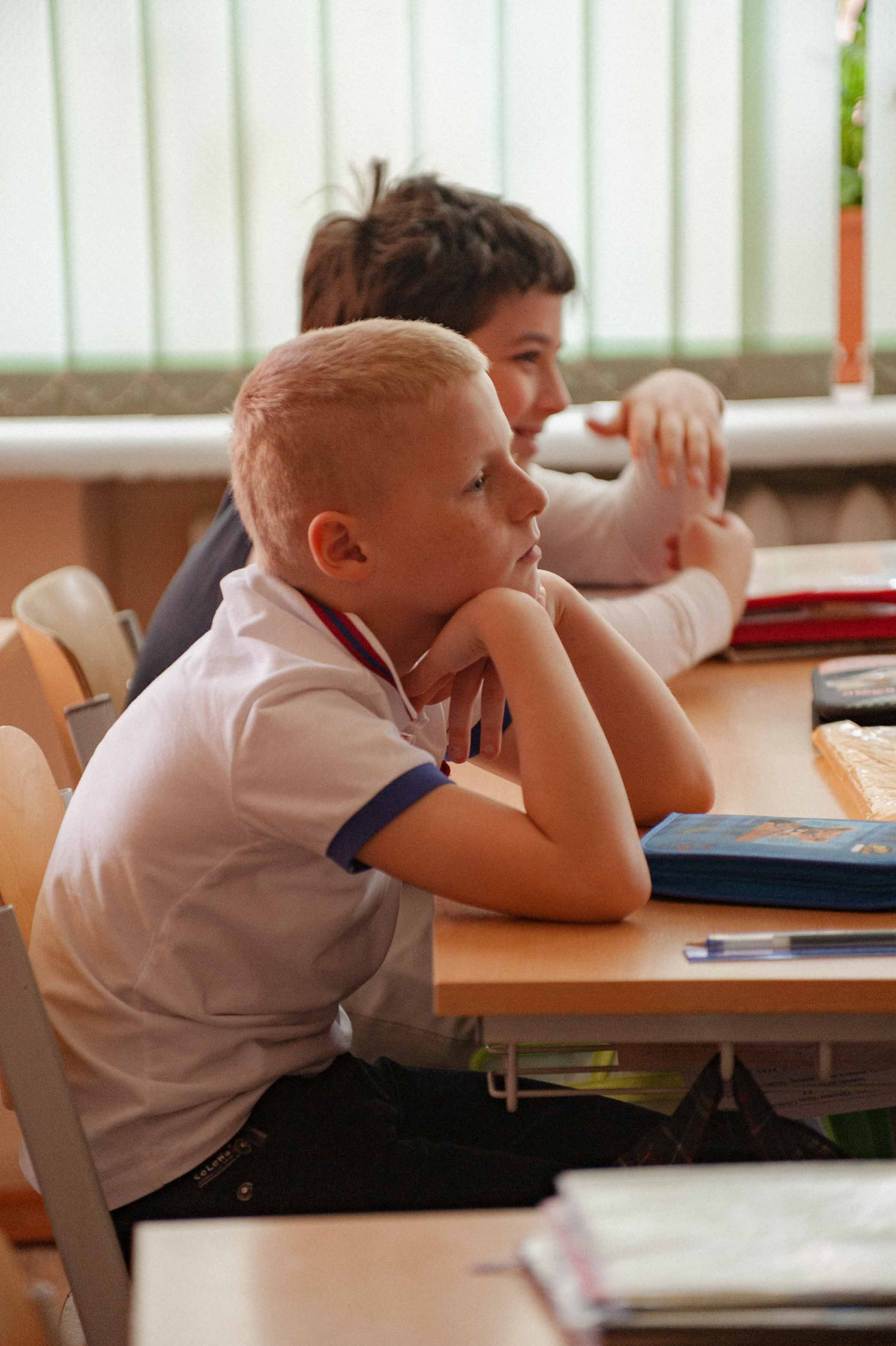 4 класс на уроке, школа 26, Москва, 2013 год. Фотограф и видеограф в Москве и Абу Даби Мария Кулагина