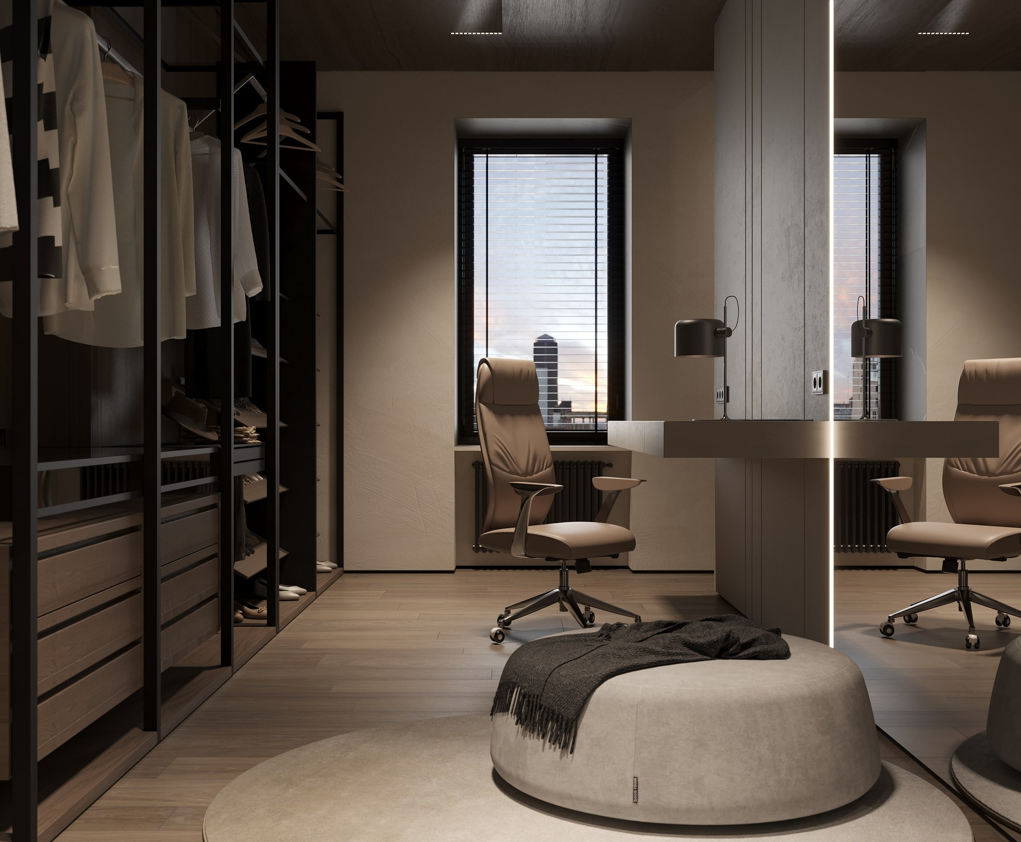 Patriarch Ponds Apartment. Алла Нечаева|Интерьерная визуализация