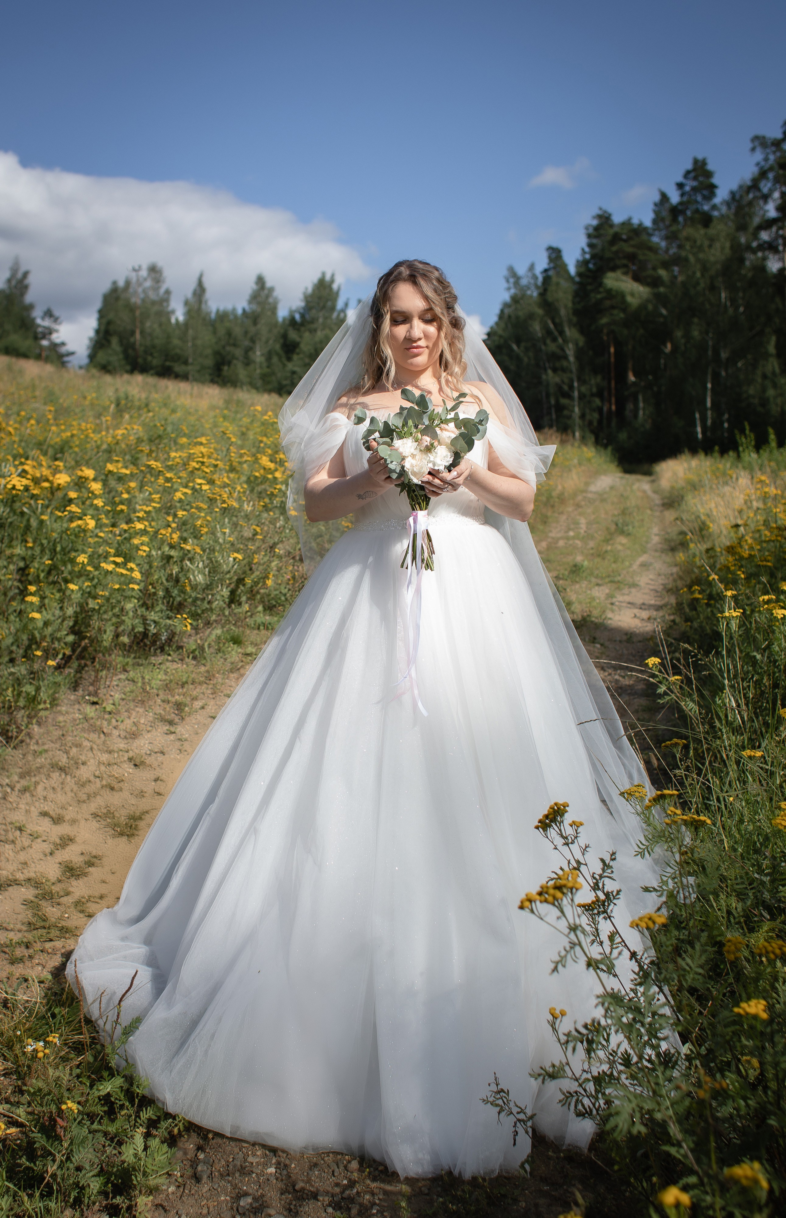 Свадебная фотосессия за городом. Фотограф Татьяна Орлова