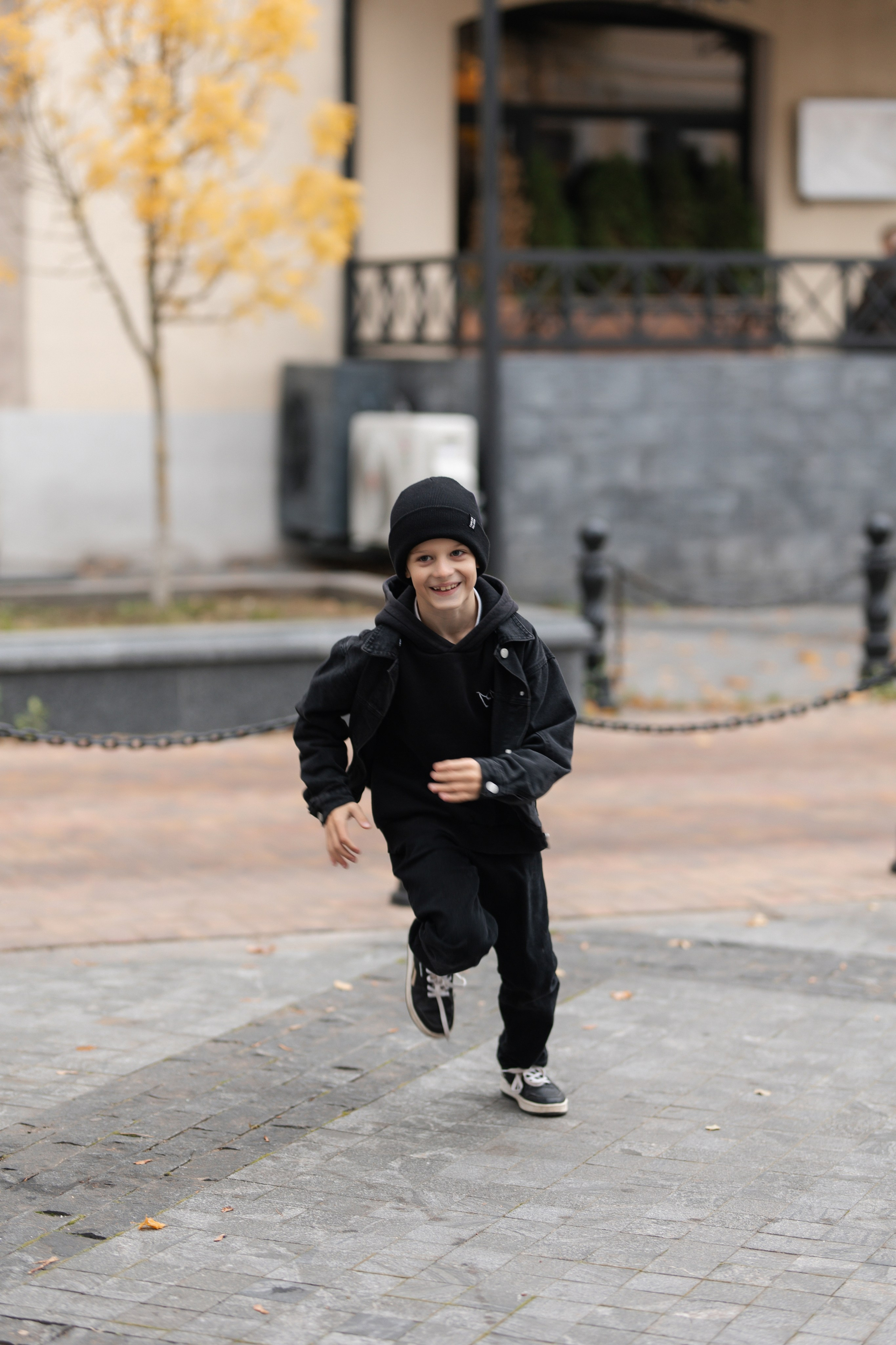 Семейная съёмка на улице