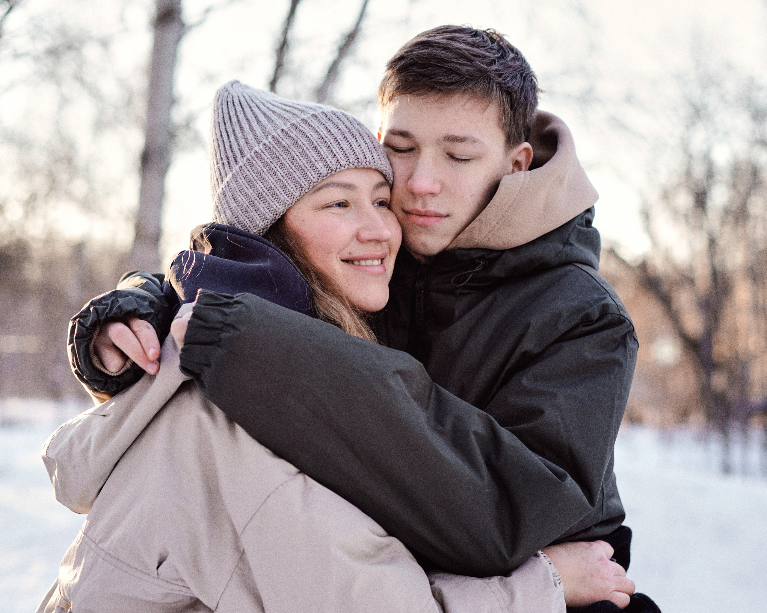 Прогулка морозным утром. Фотограф Казань