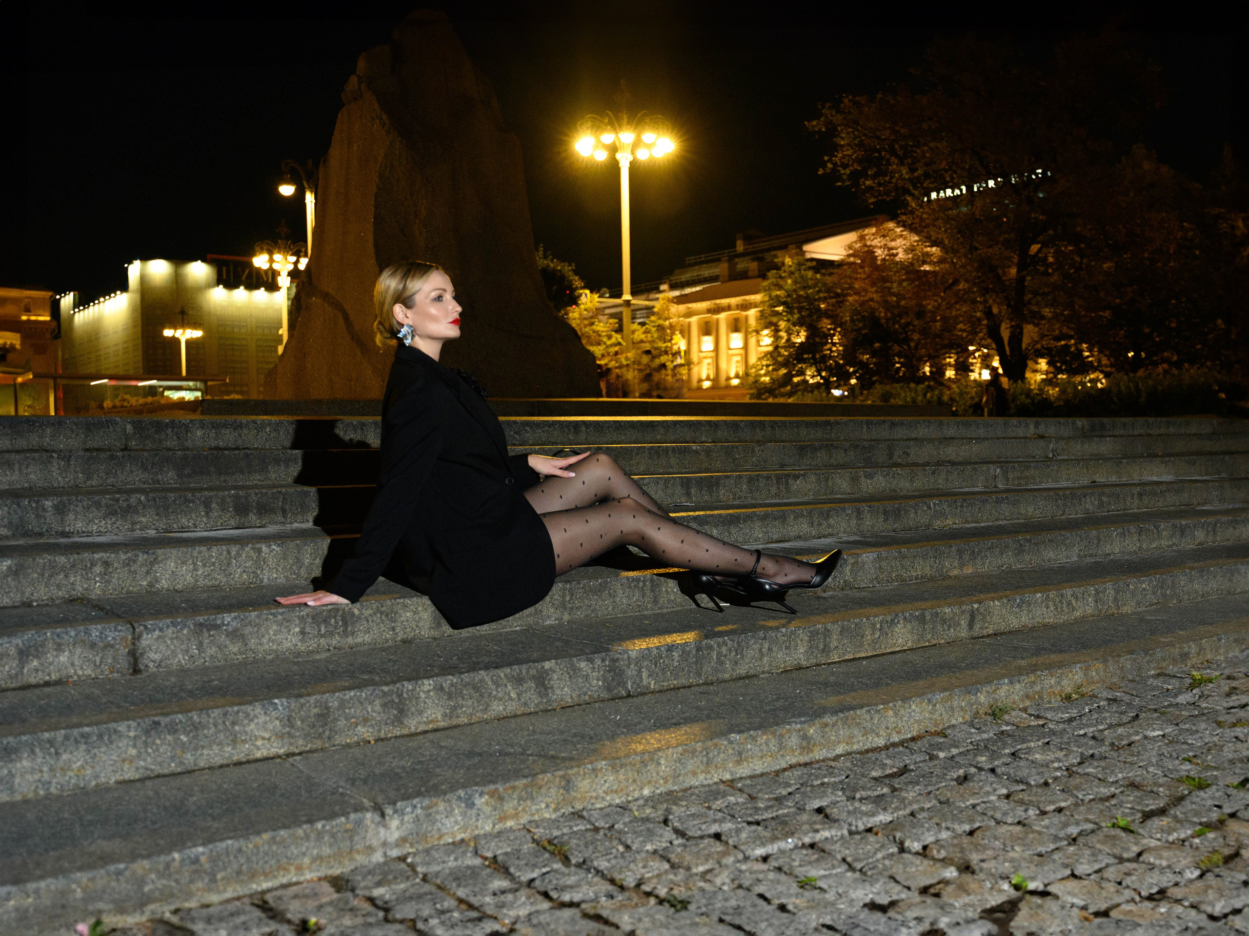 Вечерняя уличная фотосессия для Алены. Портретный и Фитнес фотограф в Москве Владислава Рыбалкина