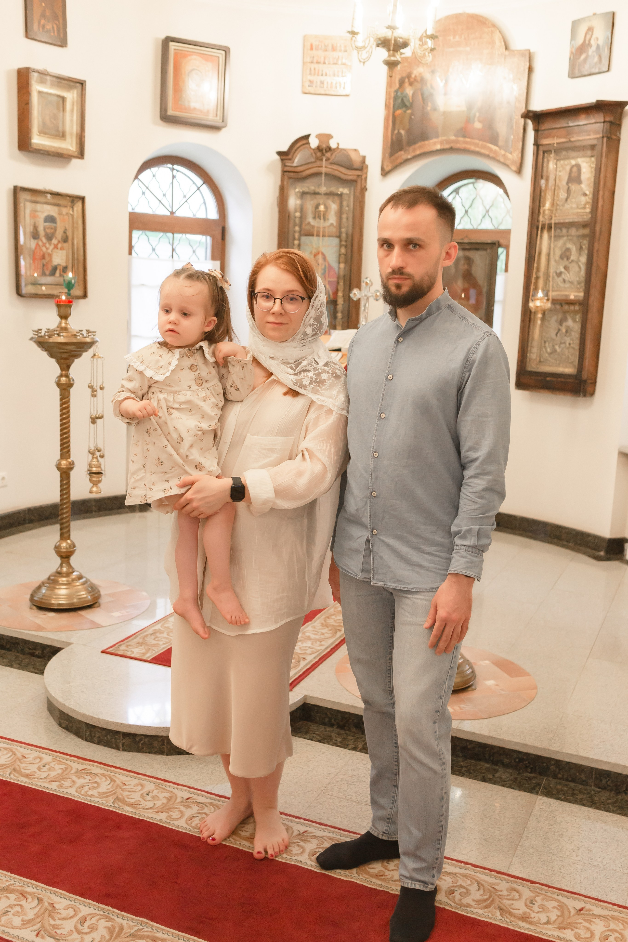 Крещение малышей. Фотограф Новорожденных и беременности г. Тюмень