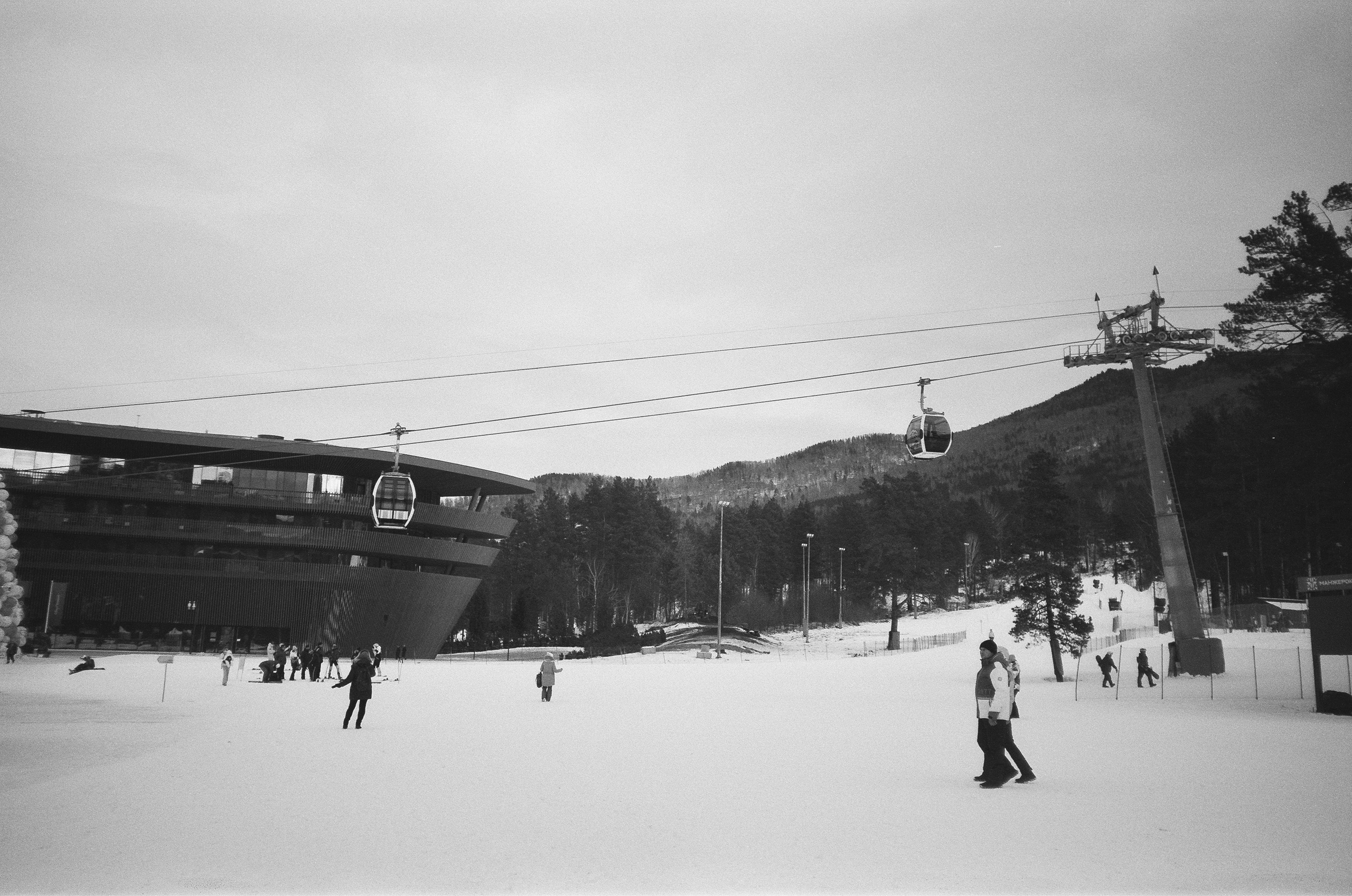Горный курорт Манжерок в Новый Год. Фотограф-документалист Мария Осокина