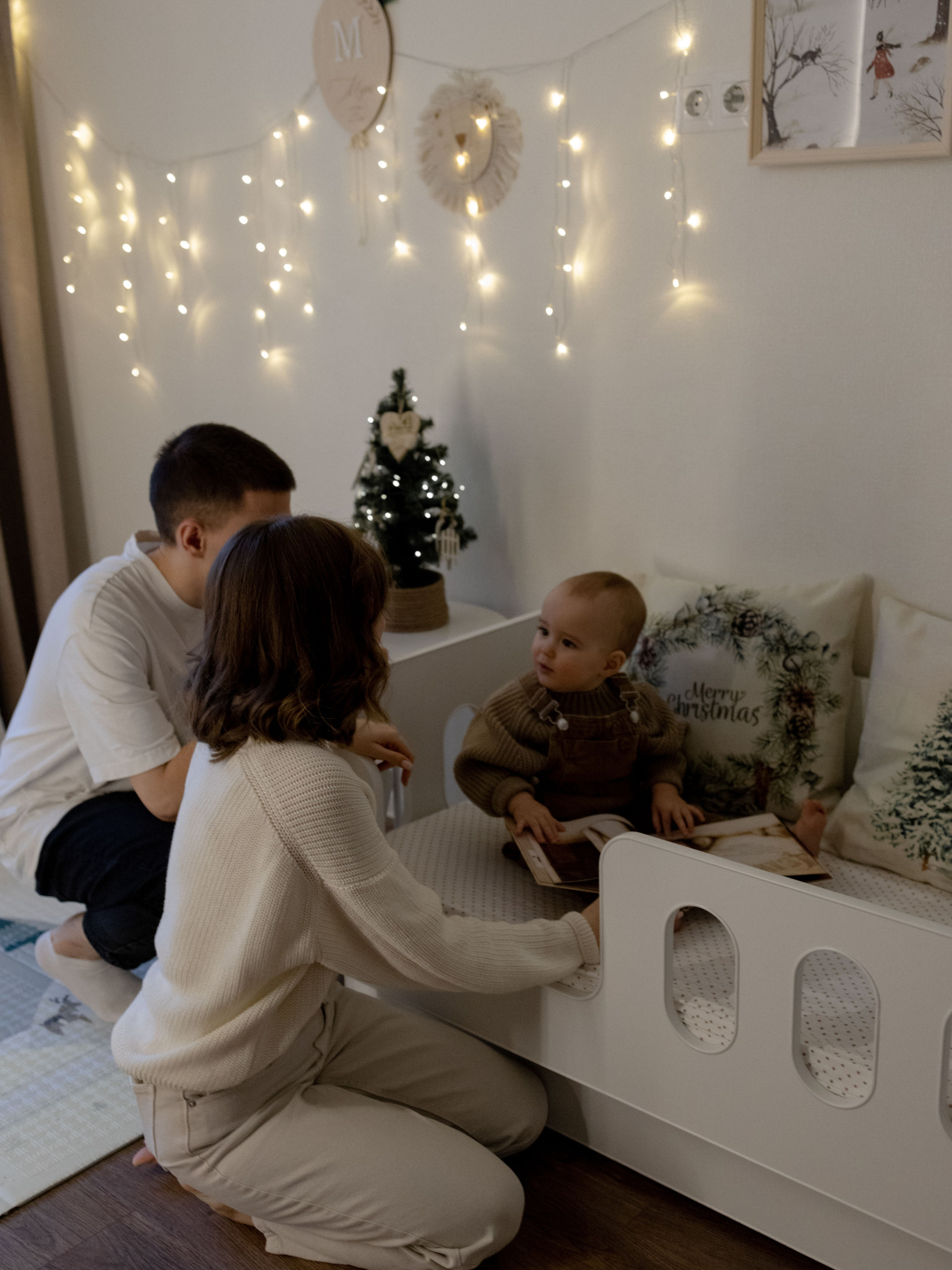 Новый Год. Миша, Алёна и Марк. Фотограф Дарья Соколовская