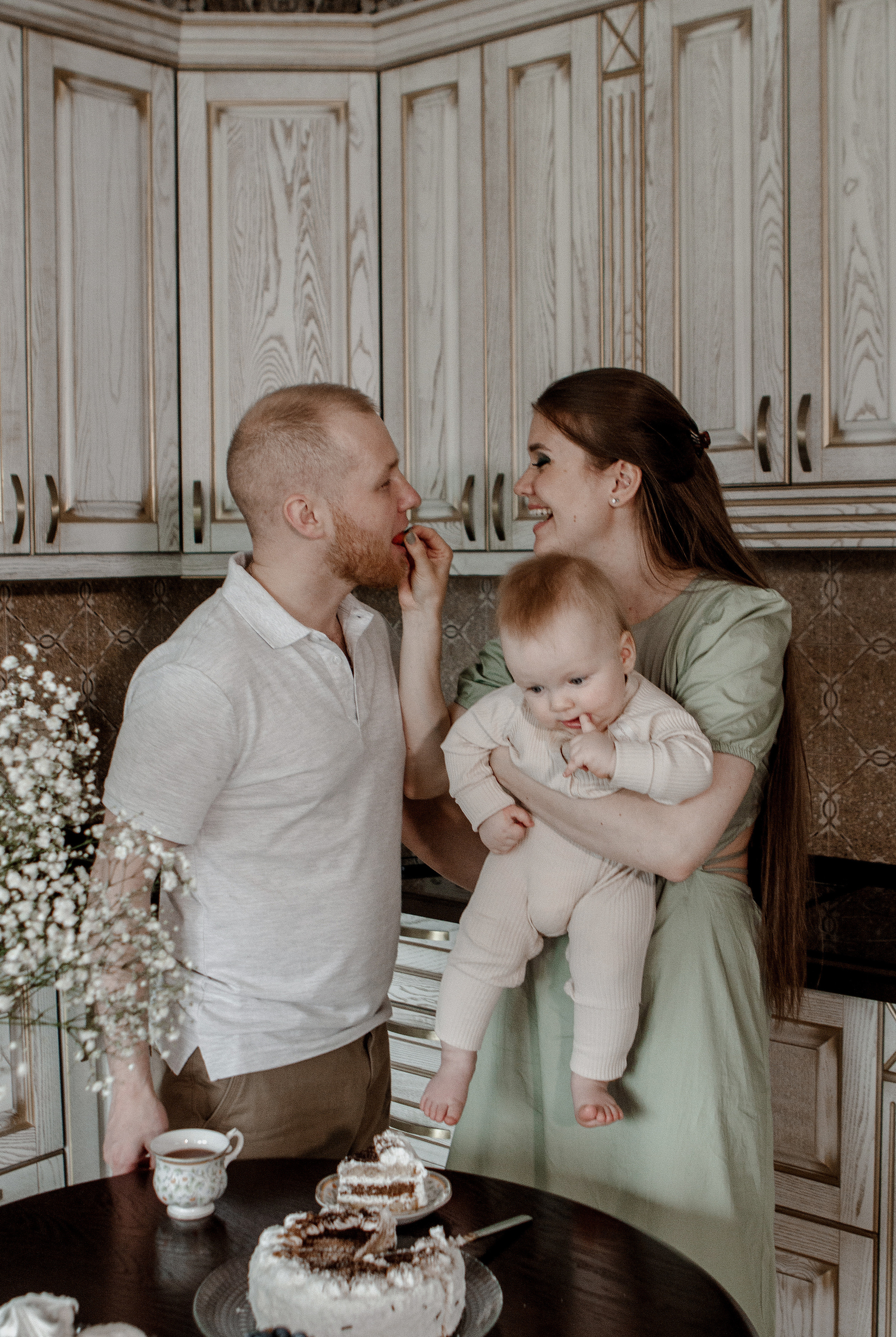 Семейная домашняя съёмка. Свадебный и семейный фотограф Ибрагимова Мария из Екатеринбурга