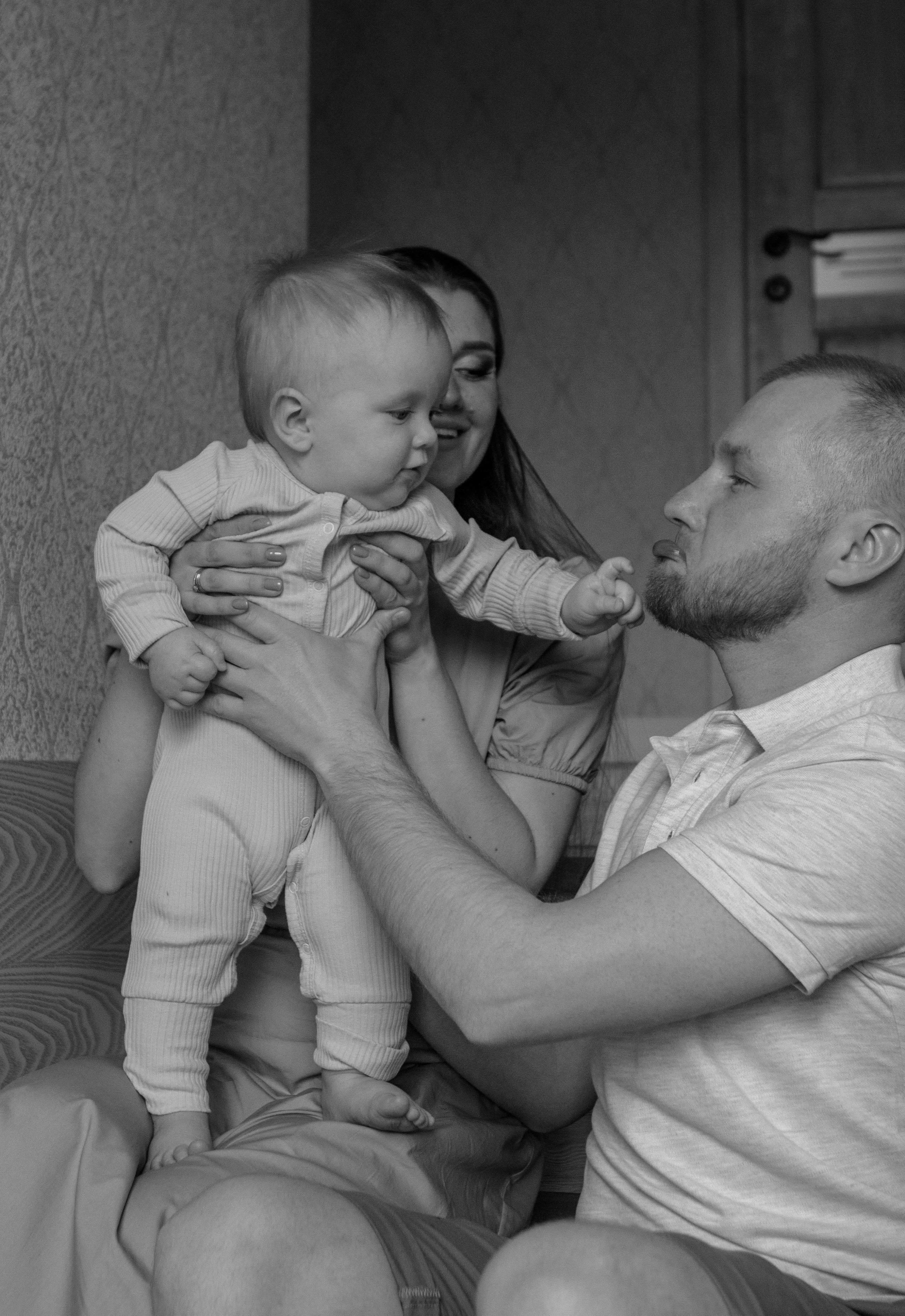 Семейная домашняя съёмка. Свадебный и семейный фотограф Ибрагимова Мария из Екатеринбурга