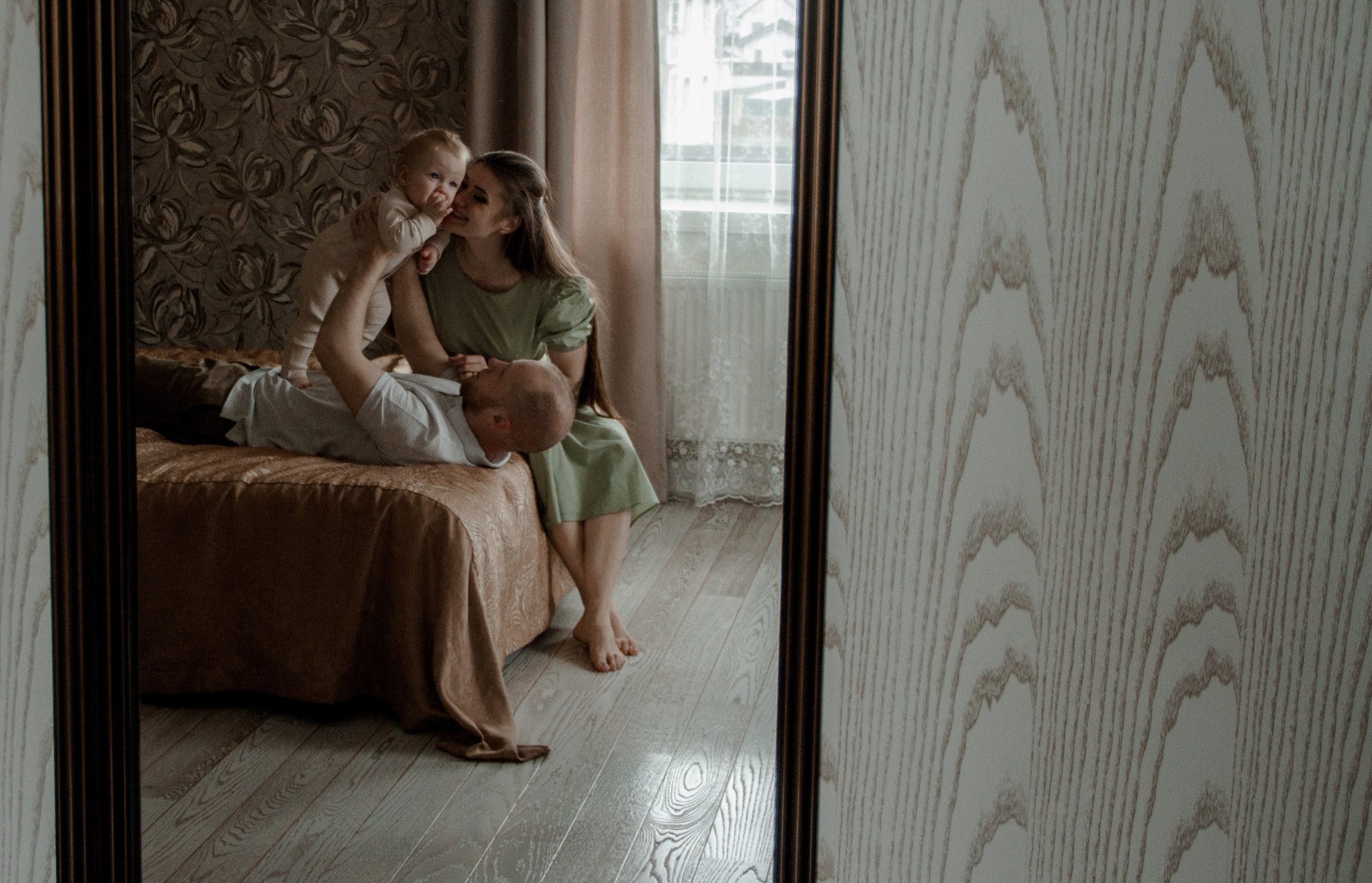 Семейная домашняя съёмка. Свадебный и семейный фотограф Ибрагимова Мария из Екатеринбурга