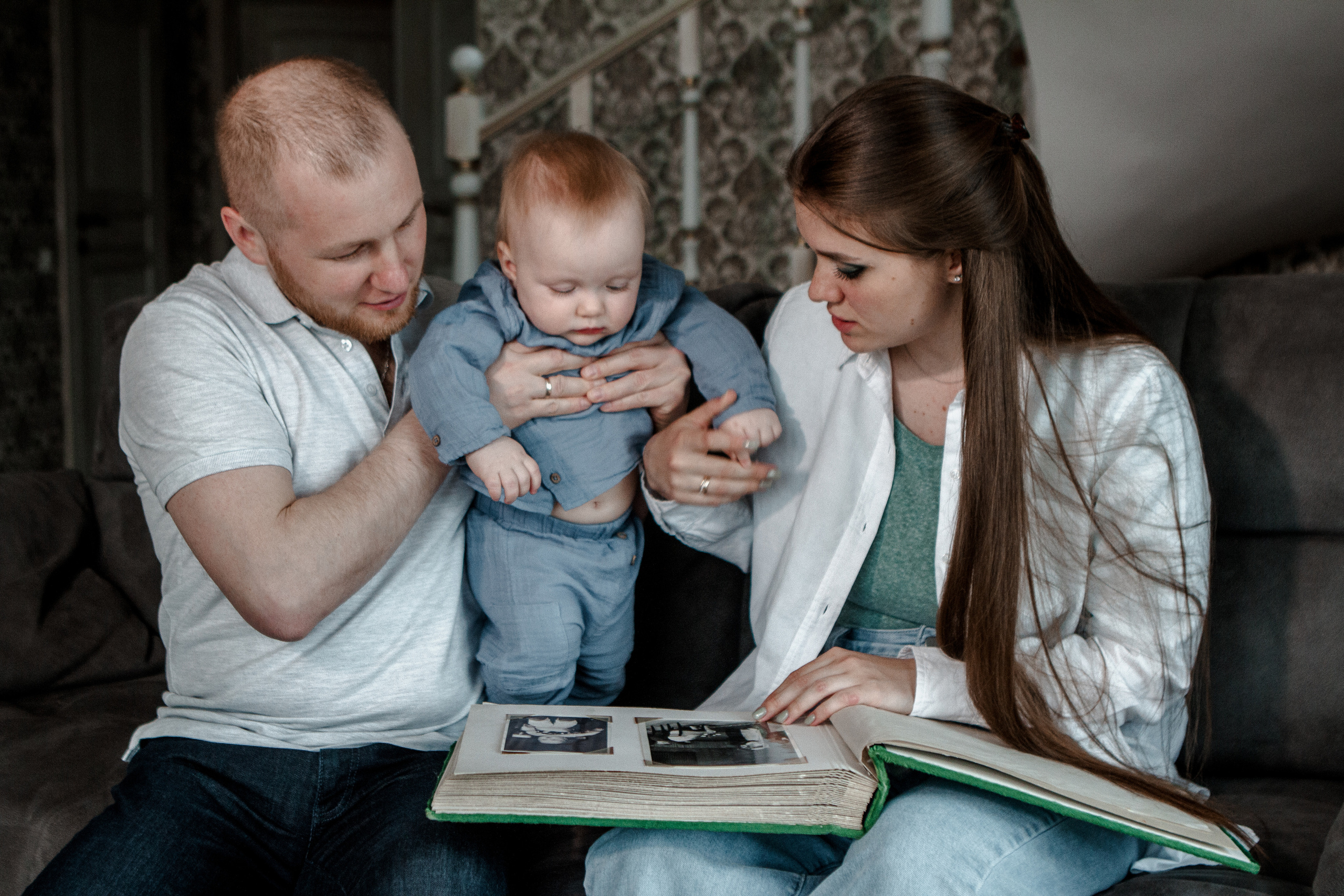 Семейная домашняя съёмка. Свадебный и семейный фотограф Ибрагимова Мария из Екатеринбурга