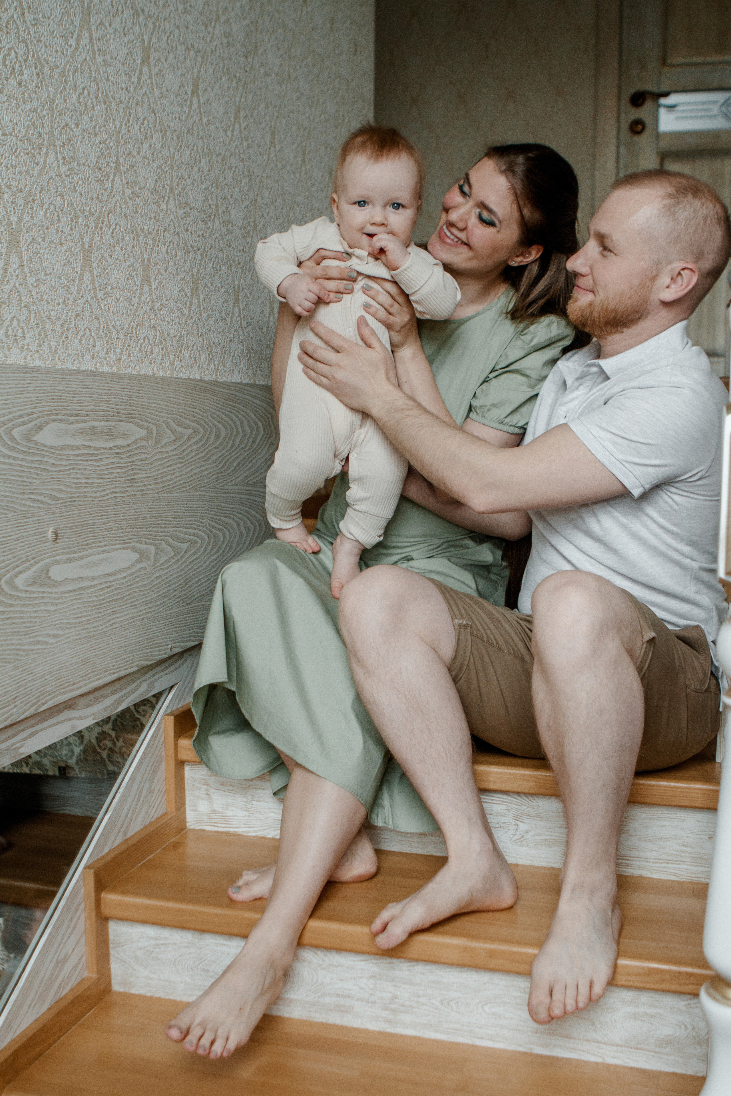 Семейная домашняя съёмка. Свадебный и семейный фотограф Ибрагимова Мария из Екатеринбурга