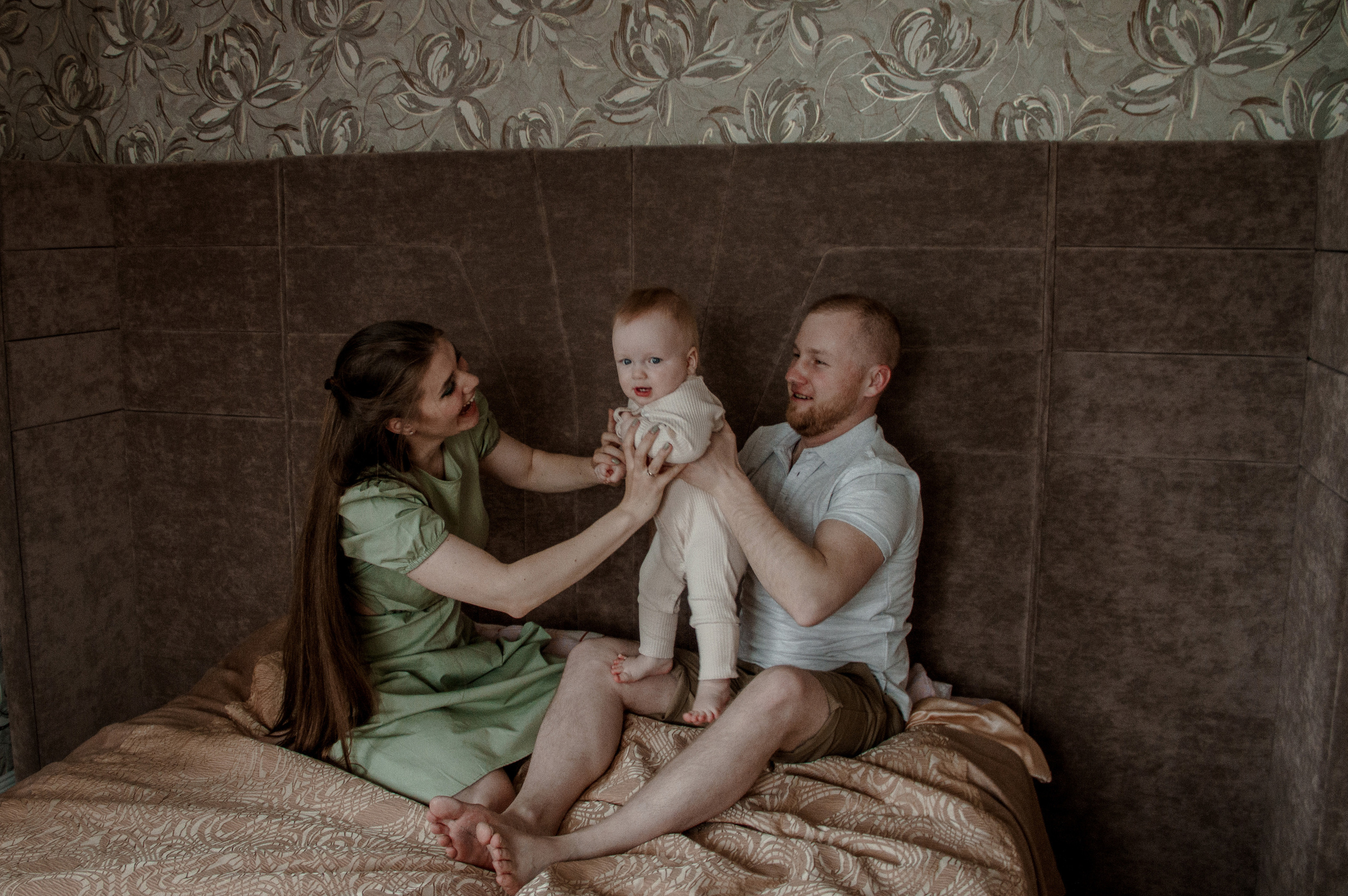 Семейная домашняя съёмка. Свадебный и семейный фотограф Ибрагимова Мария из Екатеринбурга