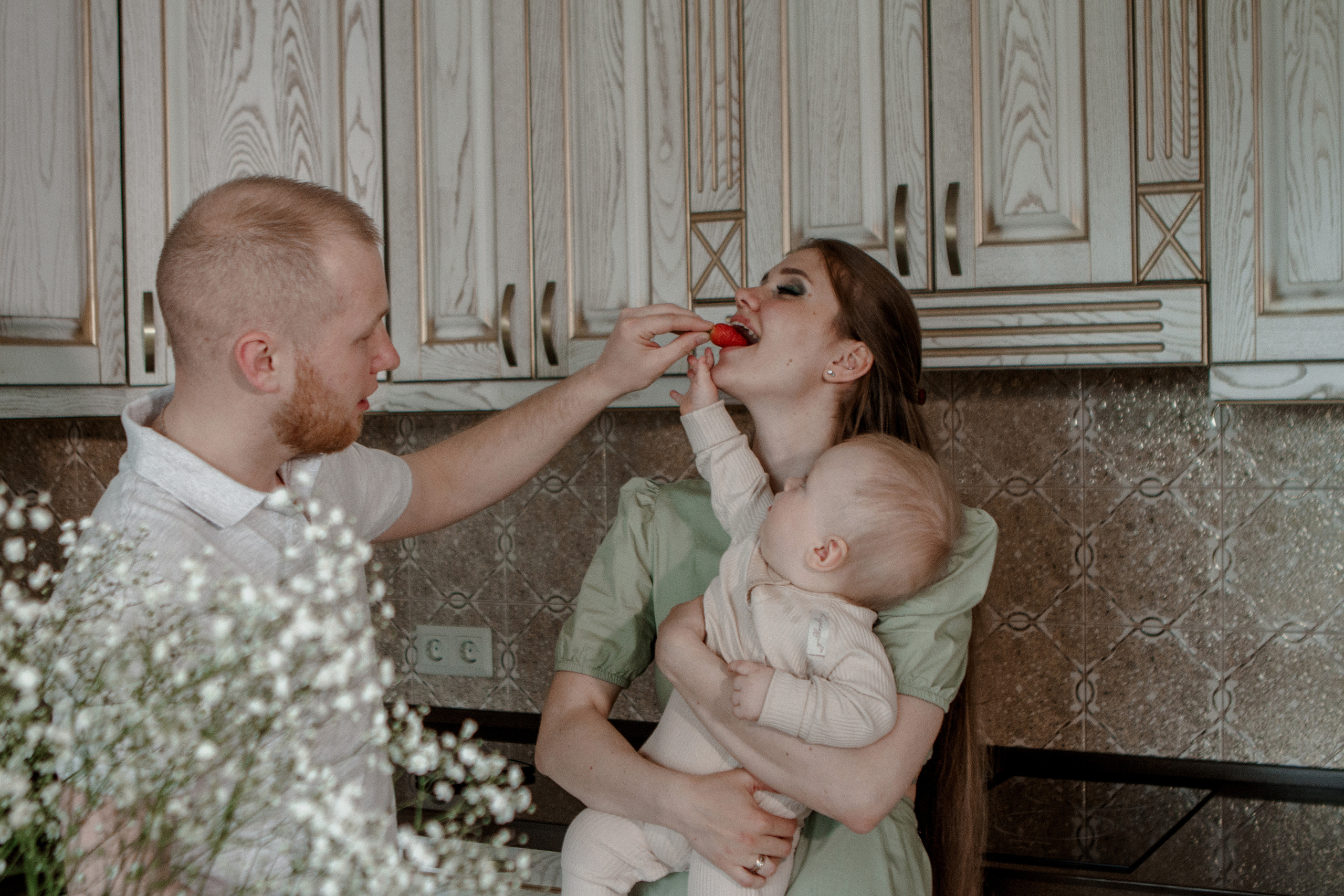 Семейная домашняя съёмка. Свадебный и семейный фотограф Ибрагимова Мария из Екатеринбурга
