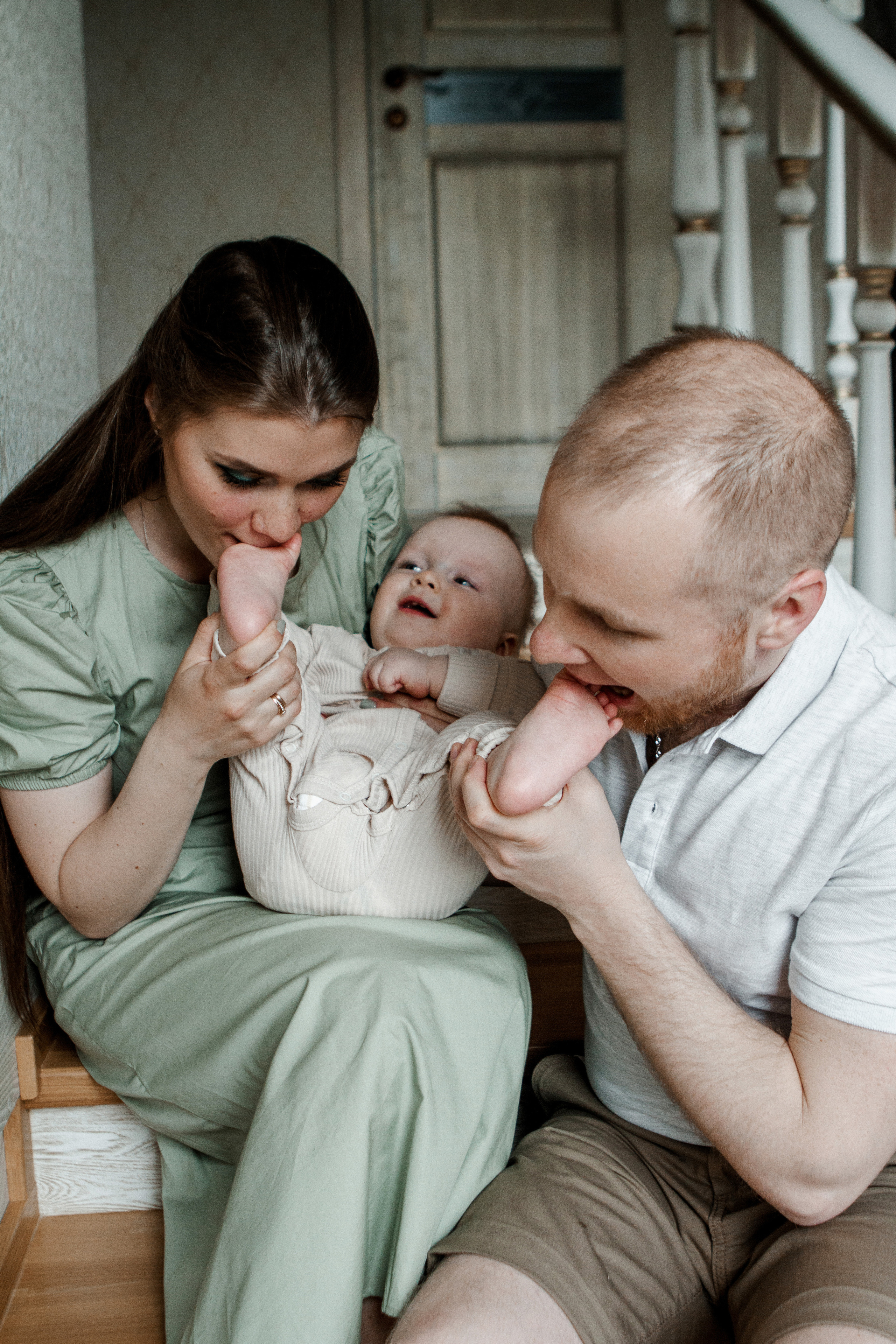 Семейная домашняя съёмка. Свадебный и семейный фотограф Ибрагимова Мария из Екатеринбурга