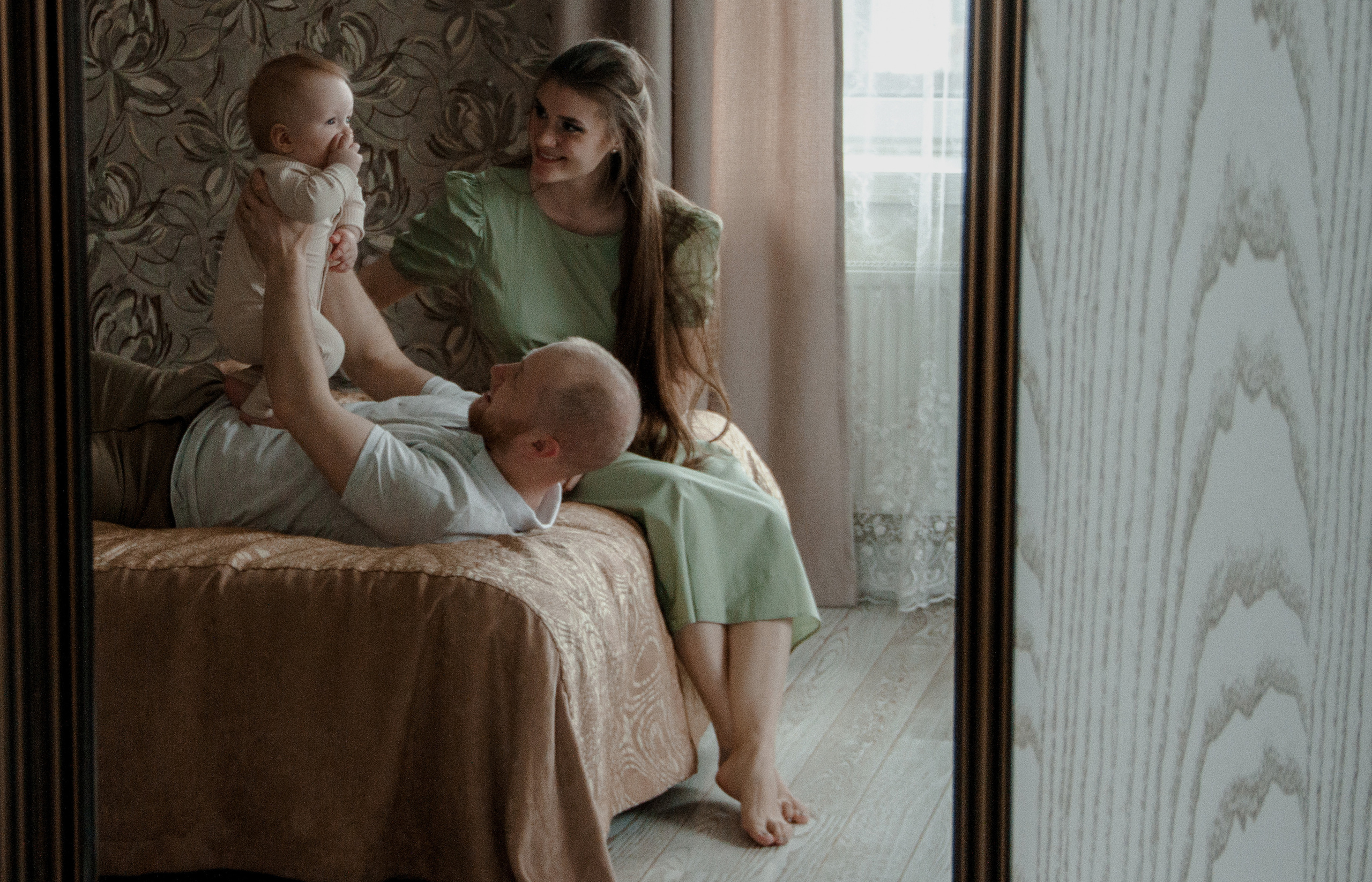 Семейная домашняя съёмка. Свадебный и семейный фотограф Ибрагимова Мария из Екатеринбурга