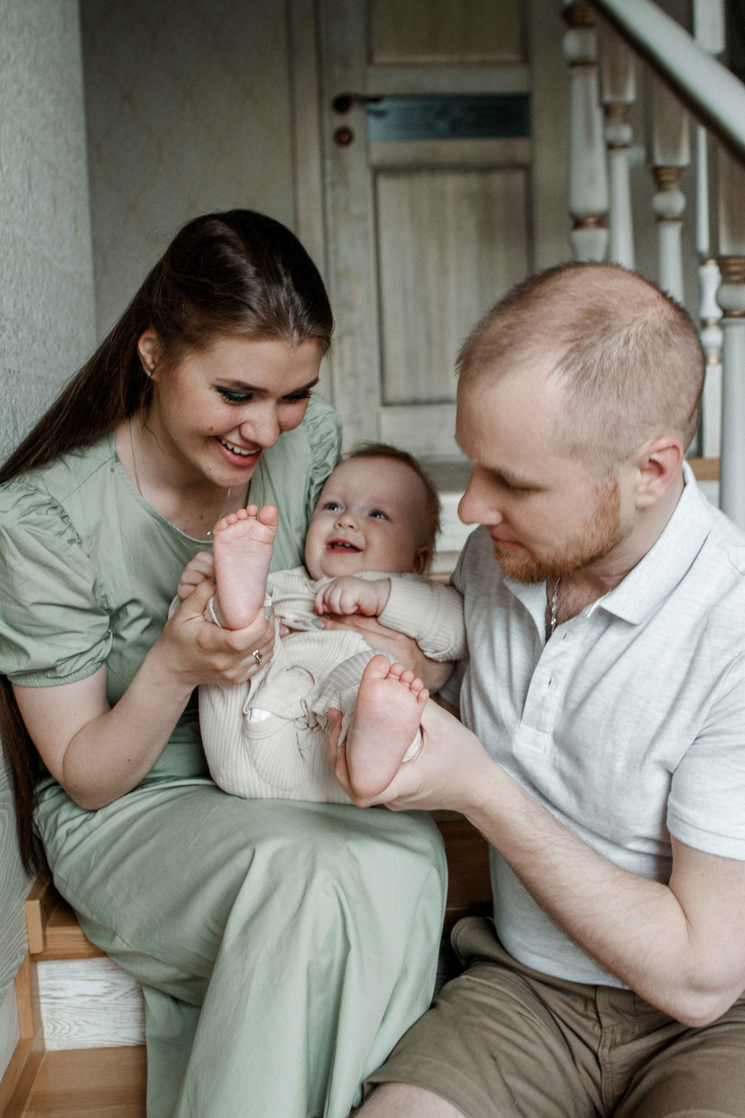 Семейная домашняя съёмка. Свадебный и семейный фотограф Ибрагимова Мария из Екатеринбурга