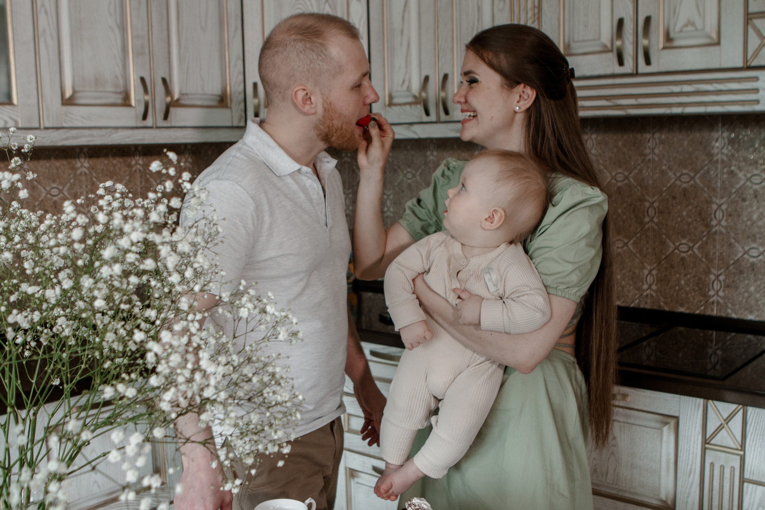 Семейная домашняя съёмка. Свадебный и семейный фотограф Ибрагимова Мария из Екатеринбурга