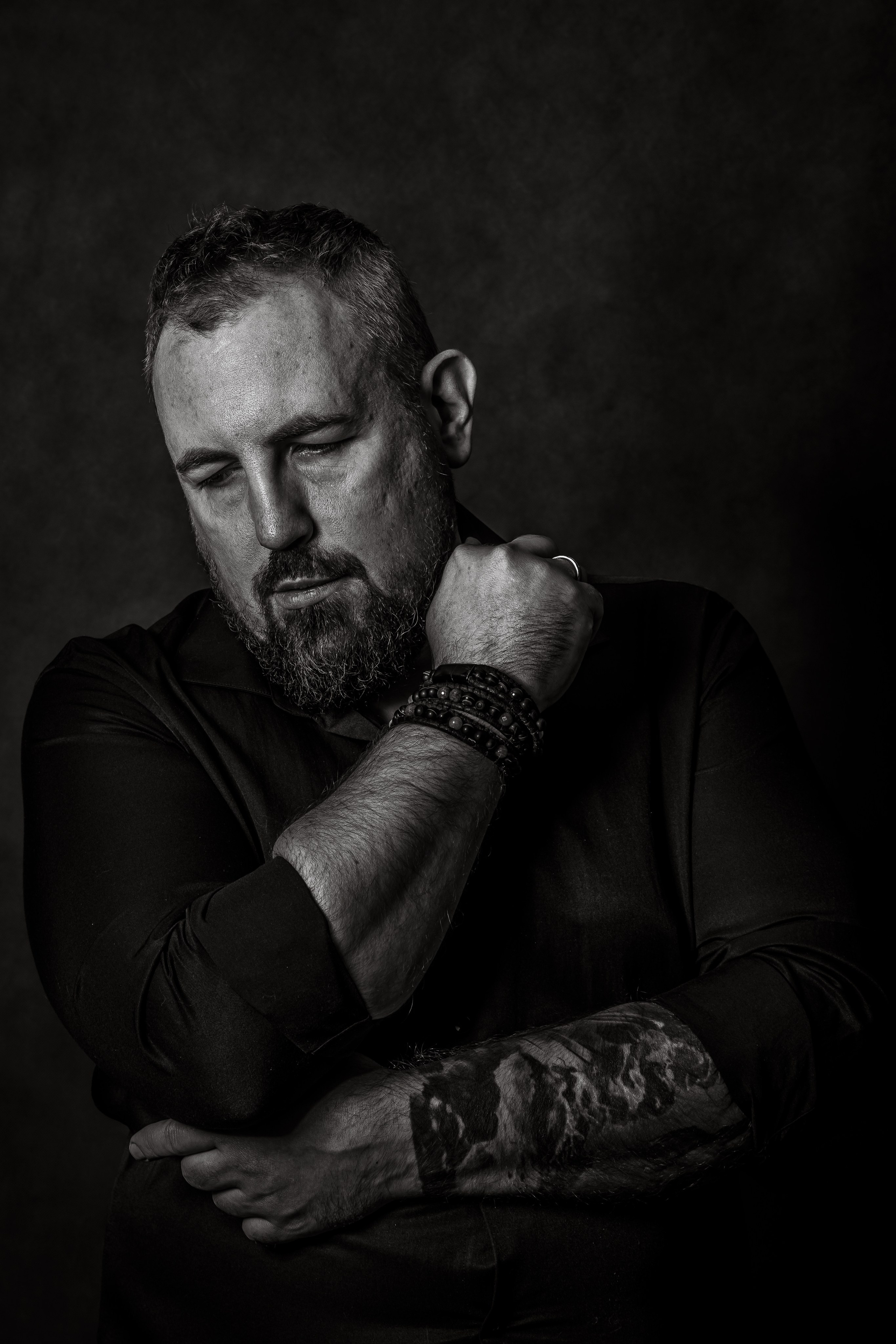 В студии. Photomantis