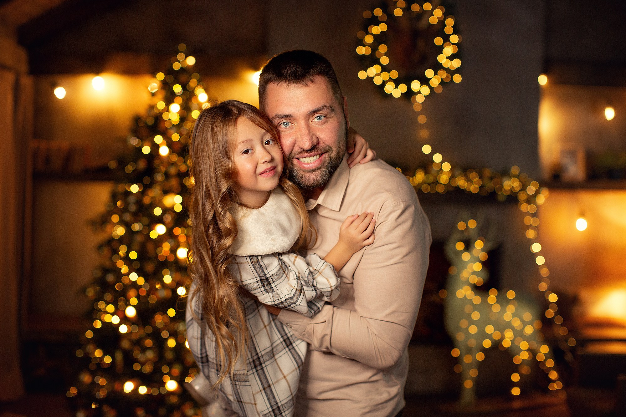 Новогодняя праздничная Фотосессия в студии. Семейный фотограф Татьяна Надеждина | Москва, Московская область, Ярославль