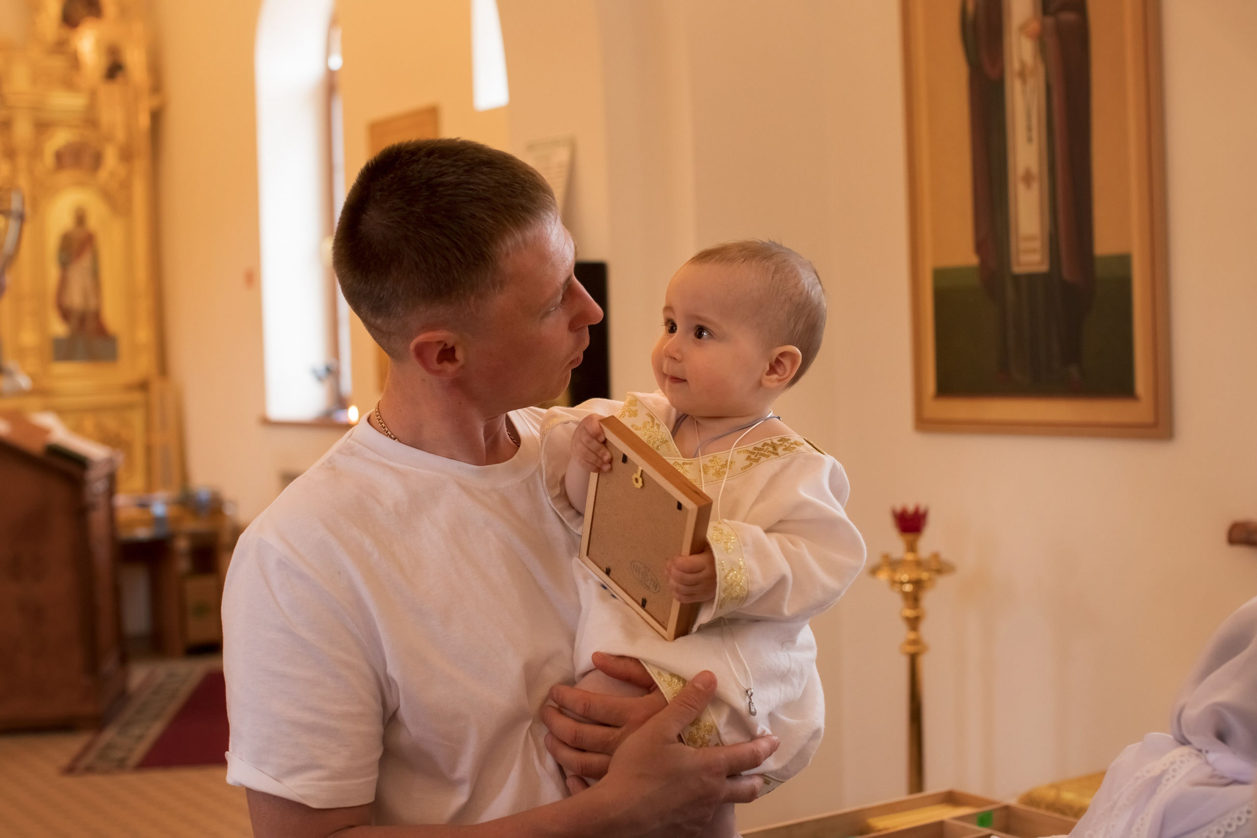 Таинство Крещения Мирона. Семейный и детский фотограф в Саратове Полина Коткина