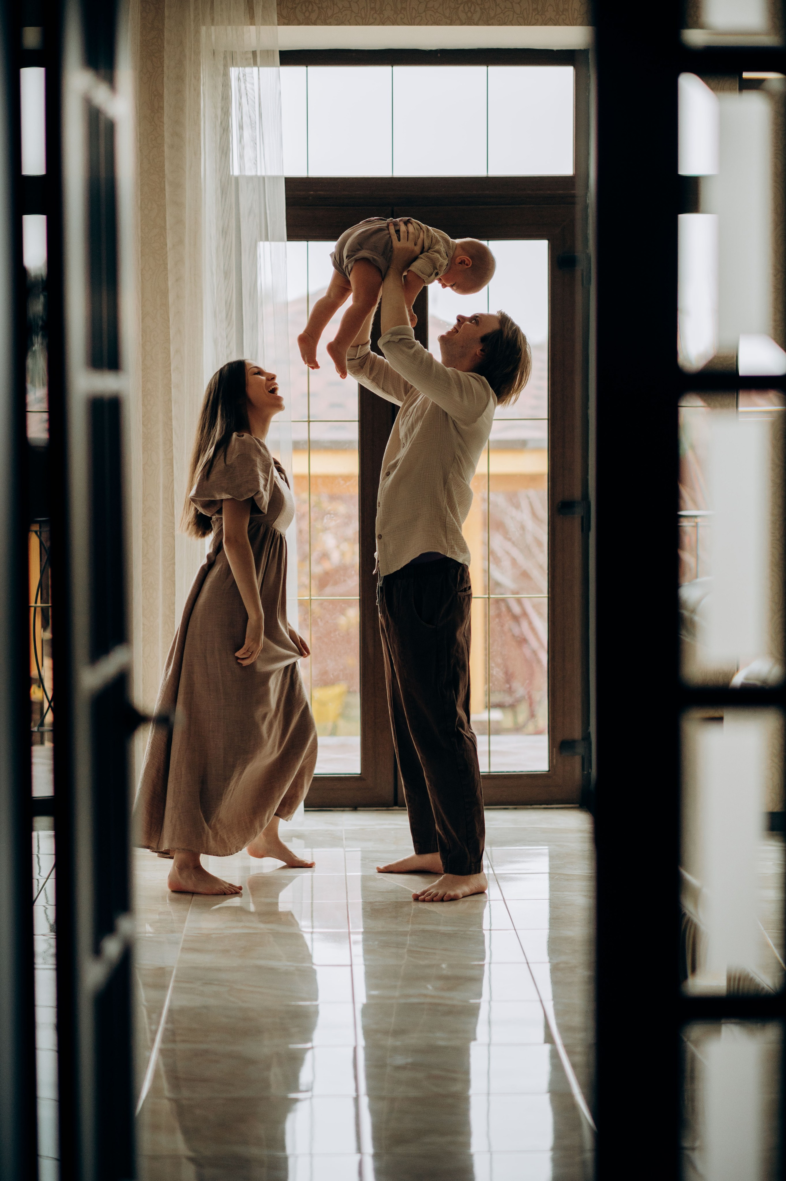 Домашняя фотосессия на годик. Семейный фотограф в Домодедово и Москве Елена Пичугина