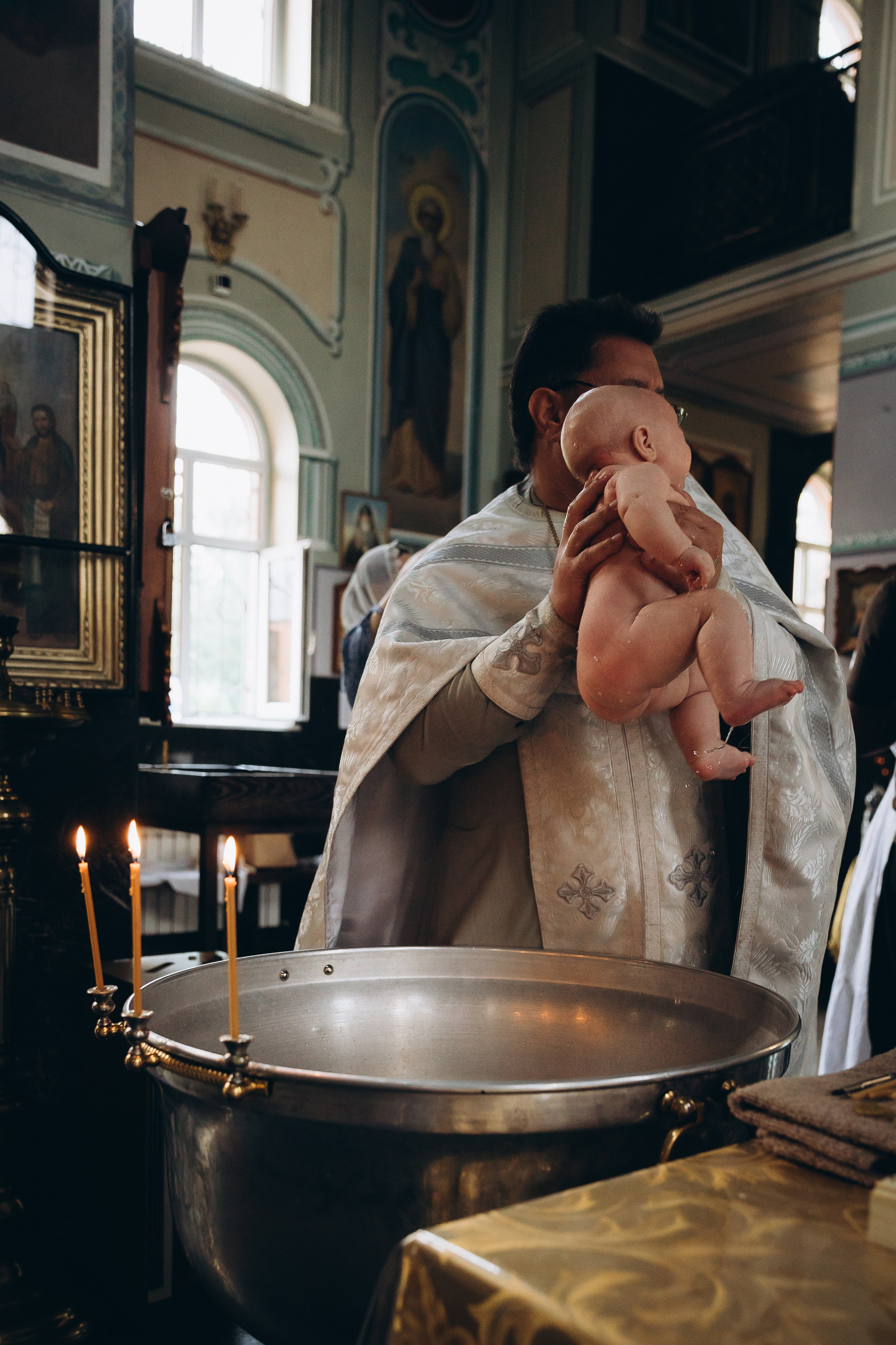 Таинство Крещения Евы. Фотограф в Краснодаре Алла Потоцкая