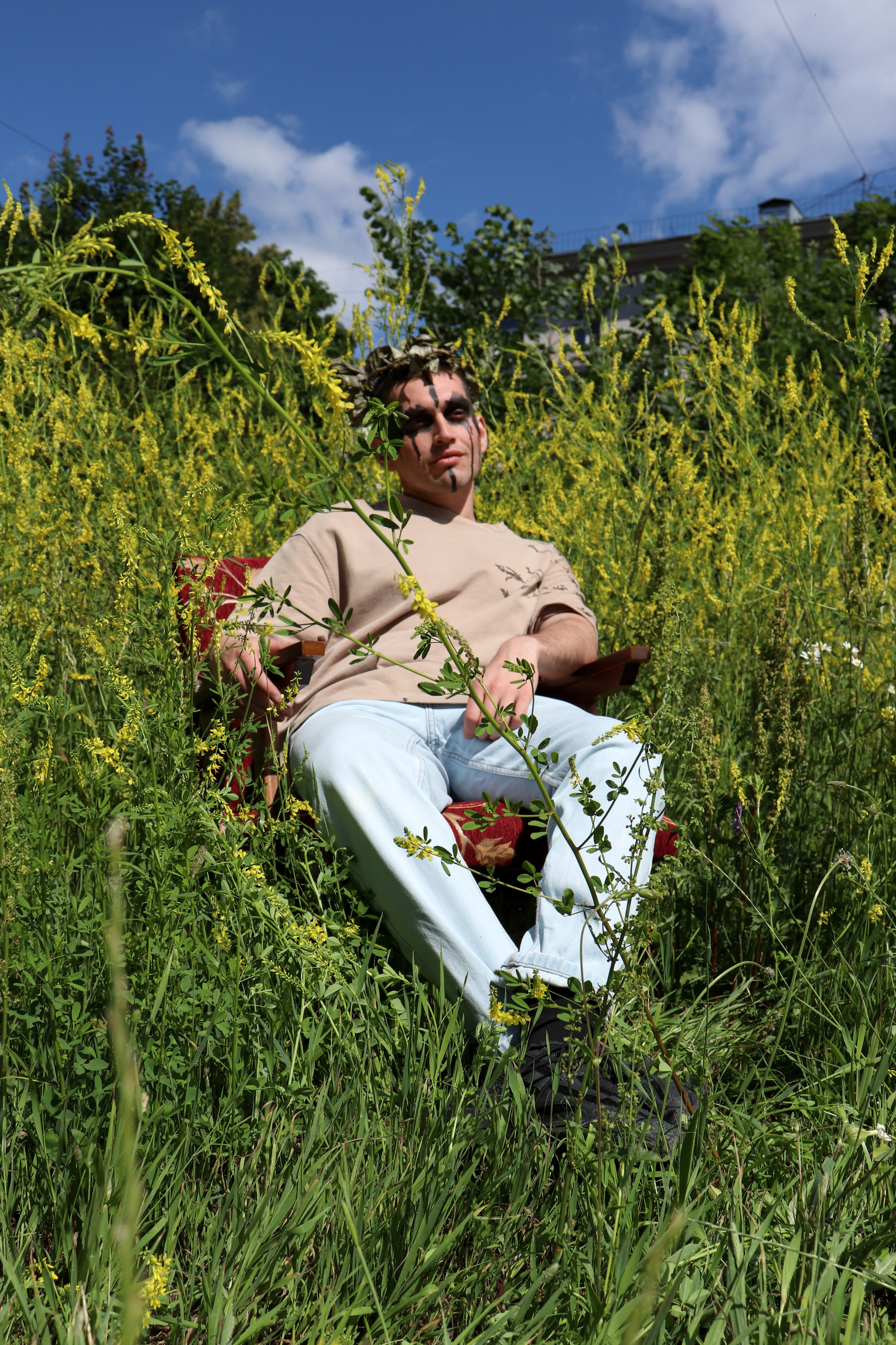 Модная съёмка во дворе. Ивентный фотограф в Санкт-Петербурге Олег Комков