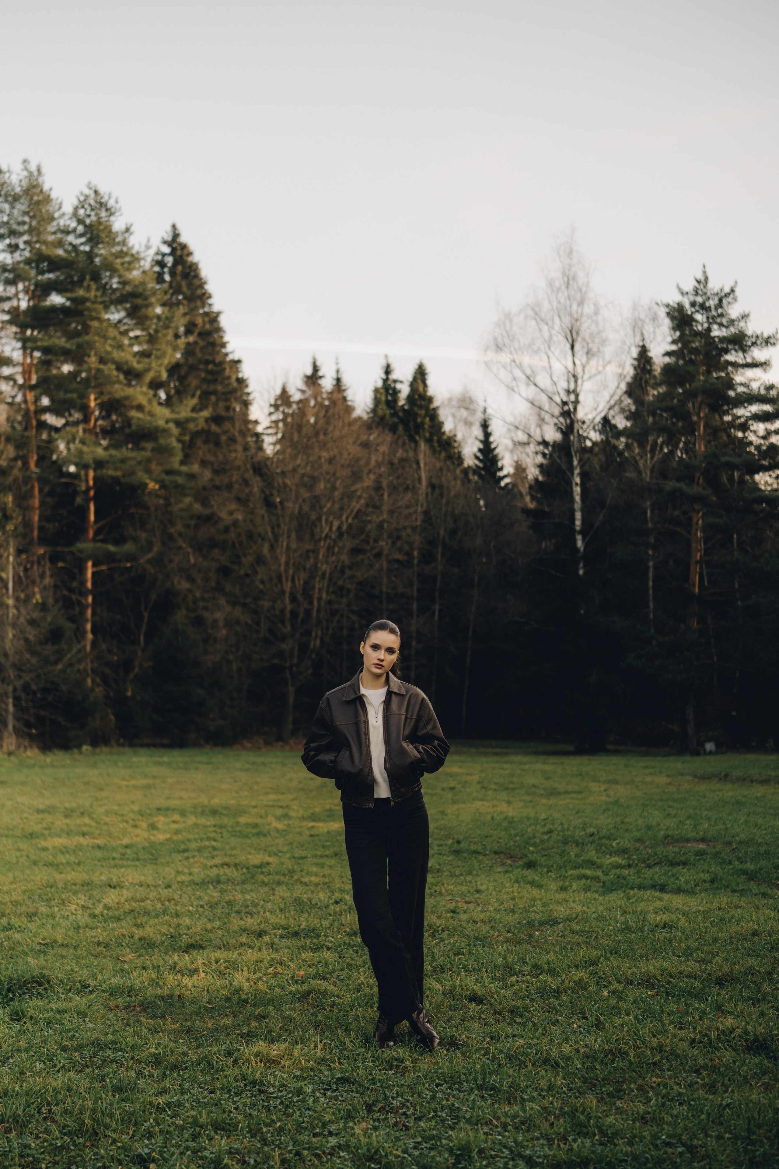 Анастасия | осенняя фотосессия в лесу. Портретный фотограф Москва