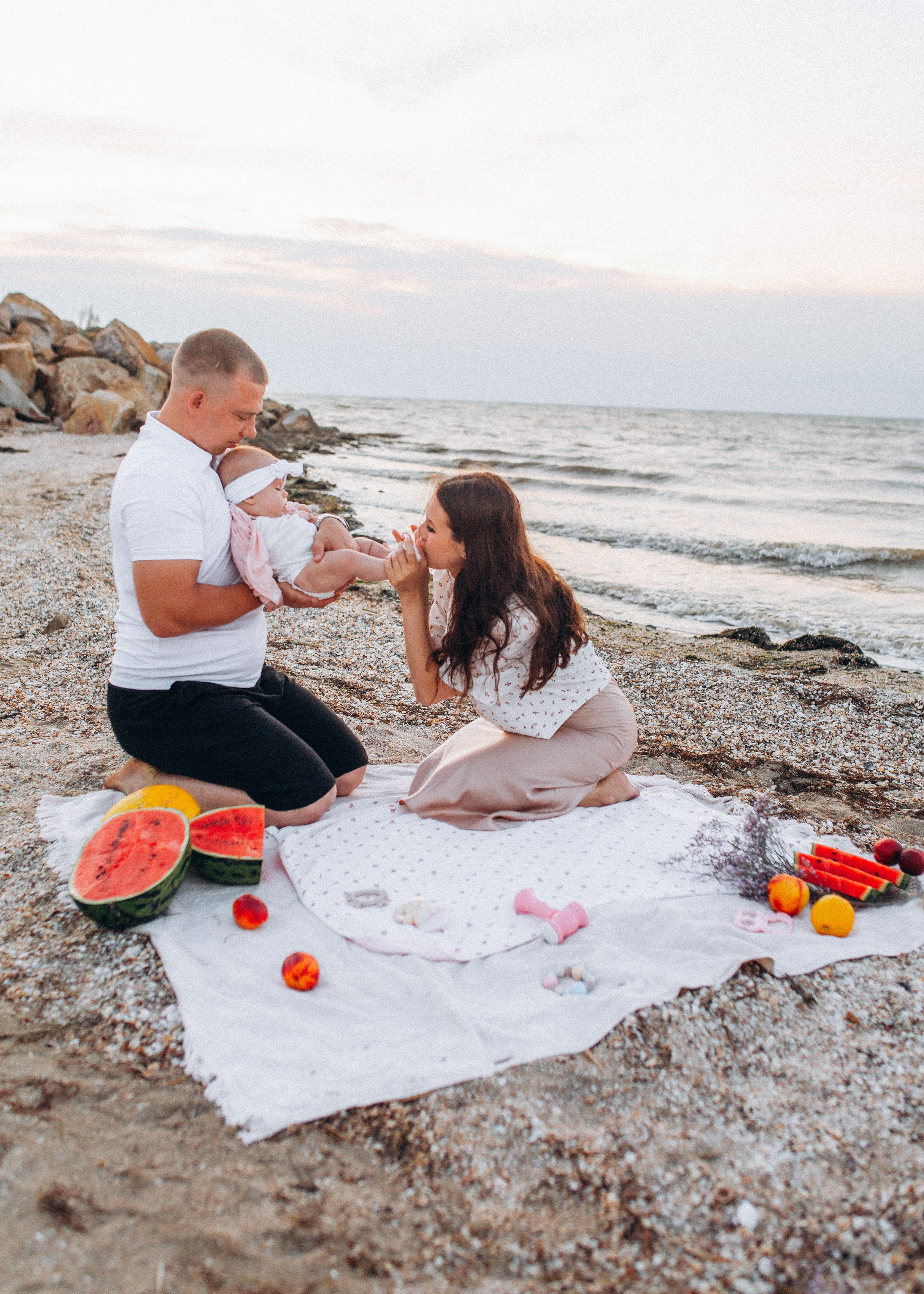 Ариша с родителями. Фотограф в Приморско-Ахтарске Марьяна Чопко