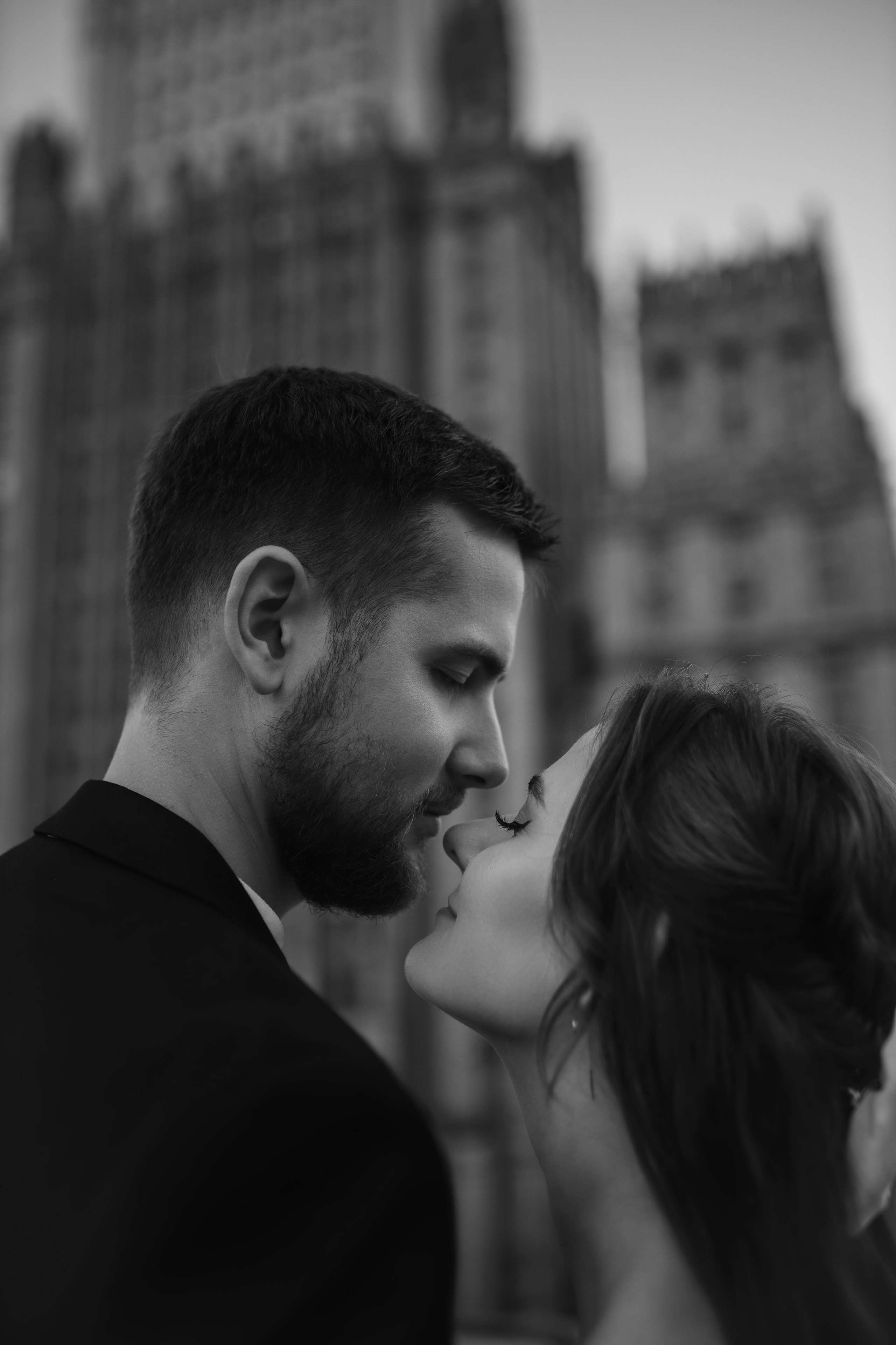 Настя и Никита, крыша. Свадебный фотограф | Москва