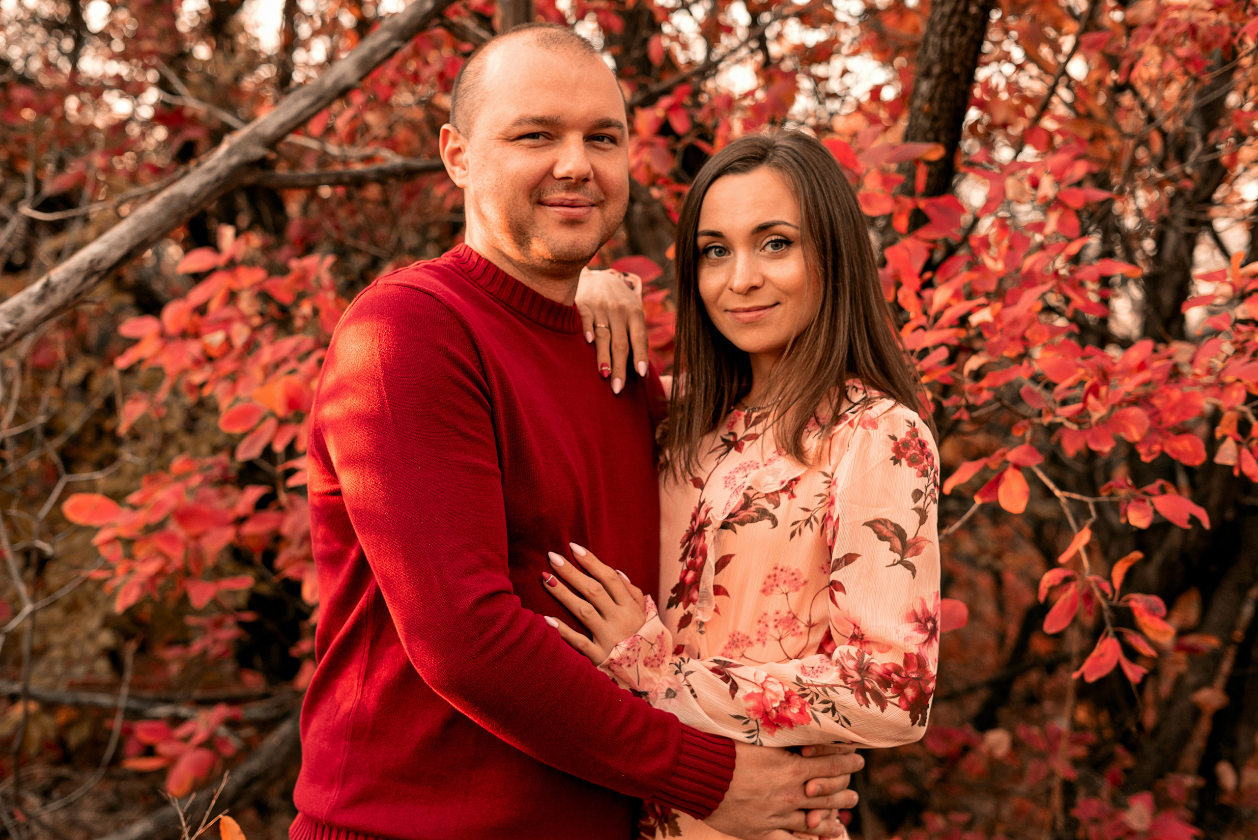 В багровом лесу. Семейный и свадебный фотограф Адыгея Краснодар