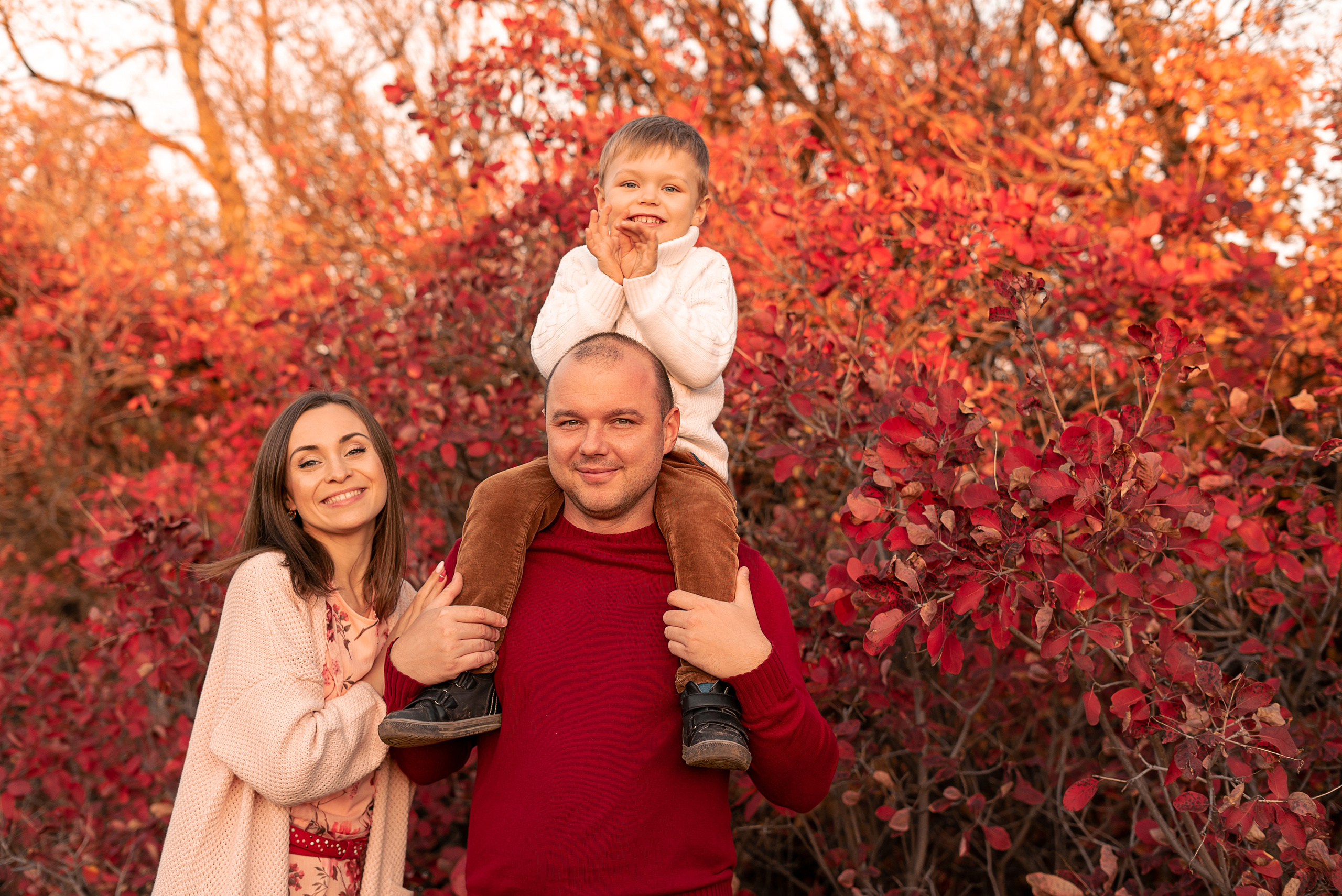 В багровом лесу. Семейный и свадебный фотограф Адыгея Краснодар