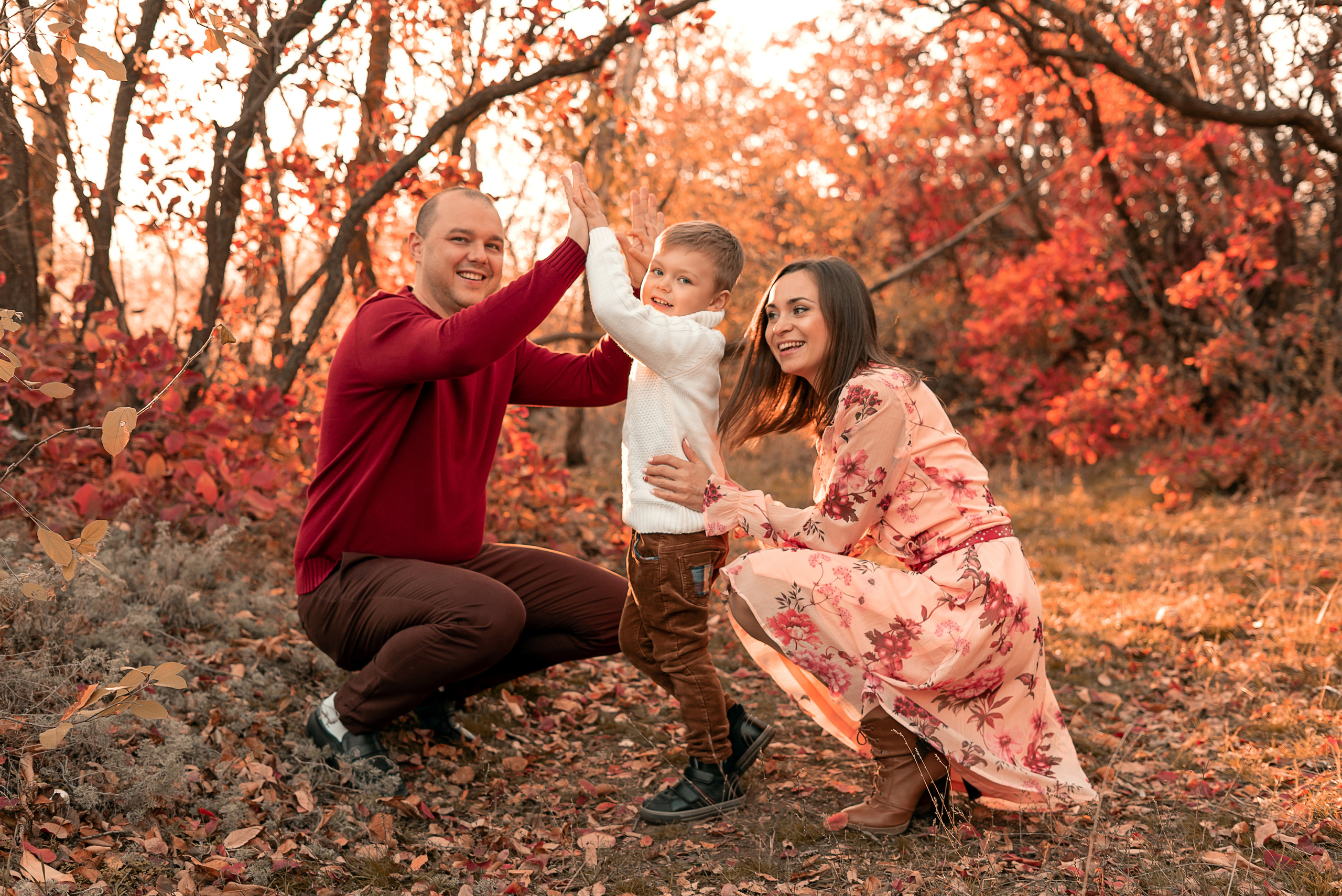 В багровом лесу. Семейный и свадебный фотограф Адыгея Краснодар