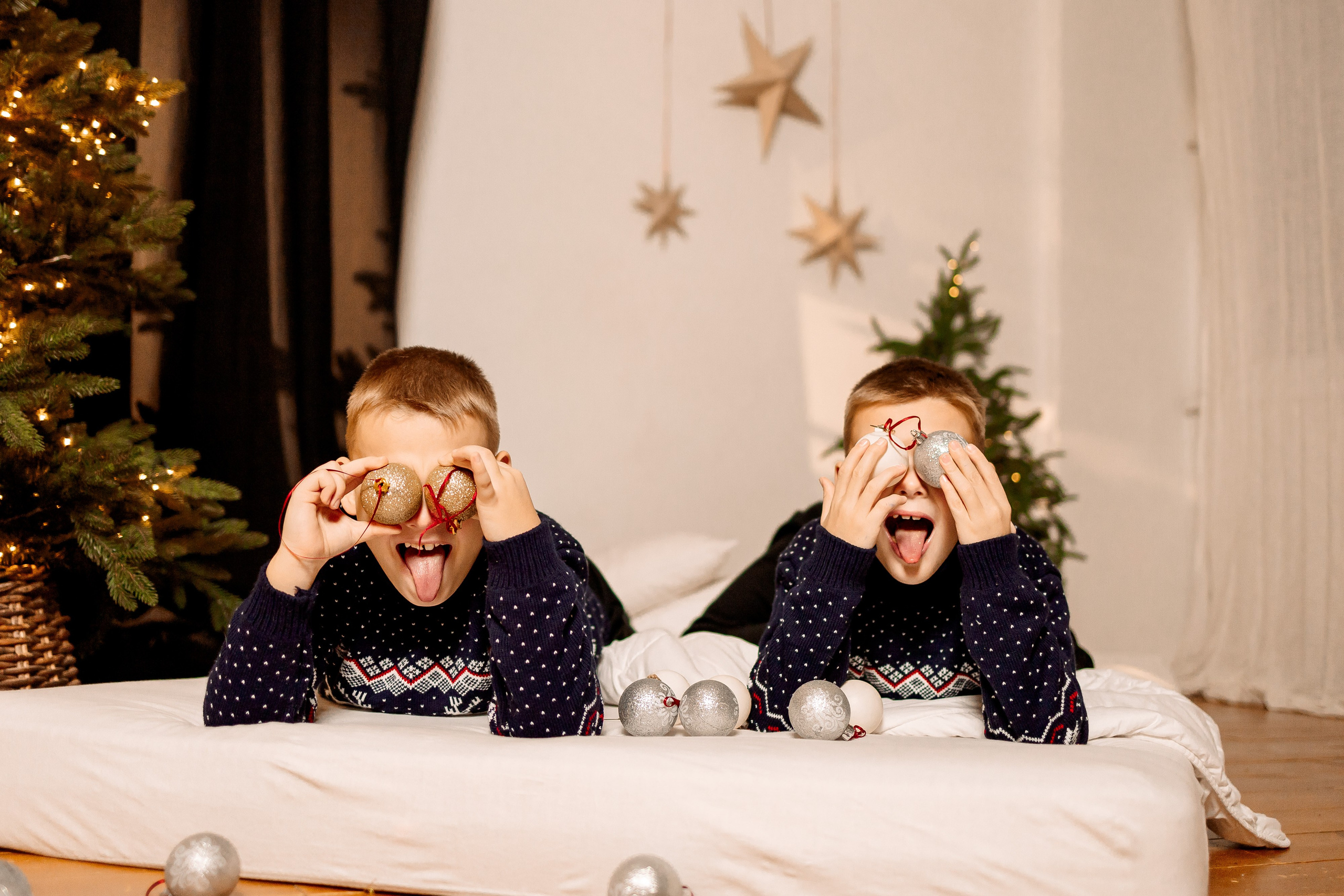 Семейная новогодняя фотосессия