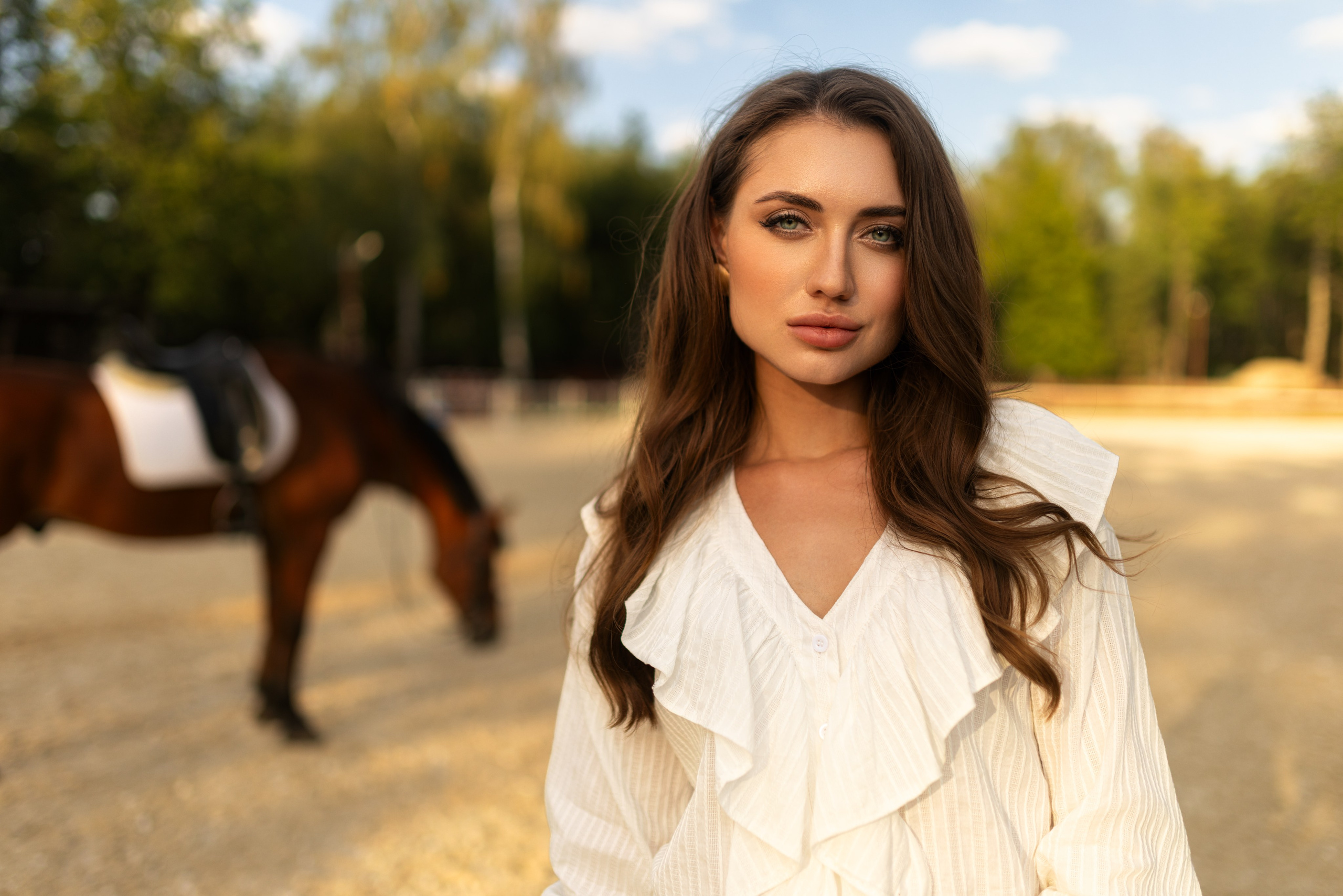 Фотосессия с лошадью для Анастасии в формате для «себя». Дмитрий Шульгин, портретный фотограф в Воронеже