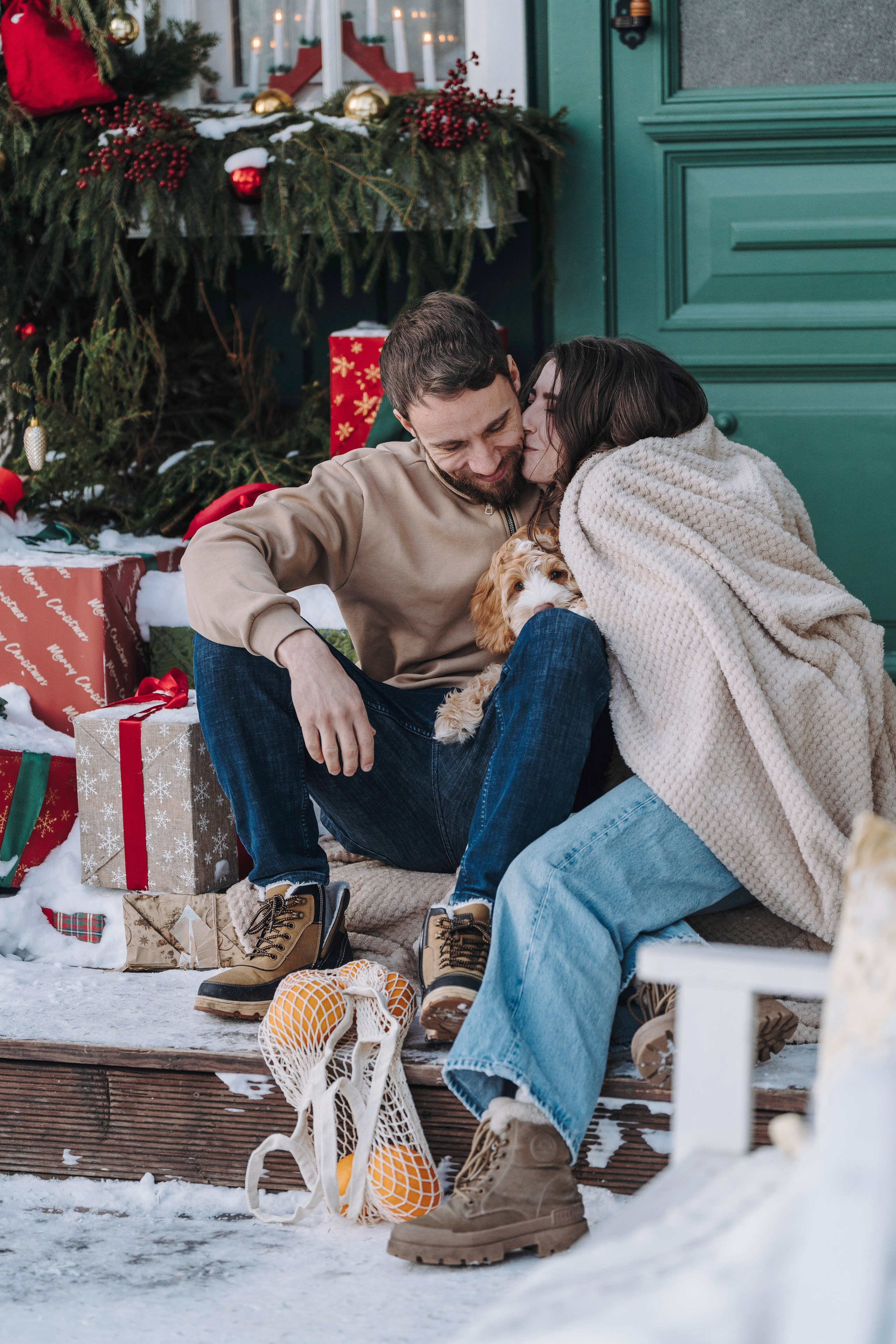 Мёрфи, Таня и Антон. Фотограф анималист в Спб недорого Олеся Майорова