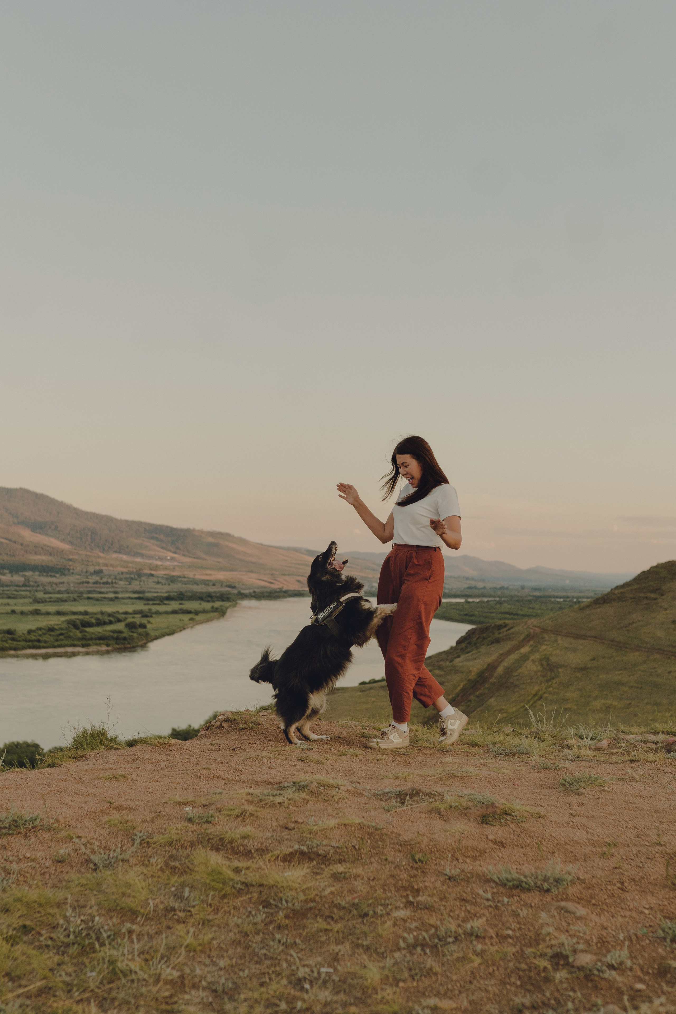 Настя и Умка. Фотограф анималист в Спб недорого Олеся Майорова
