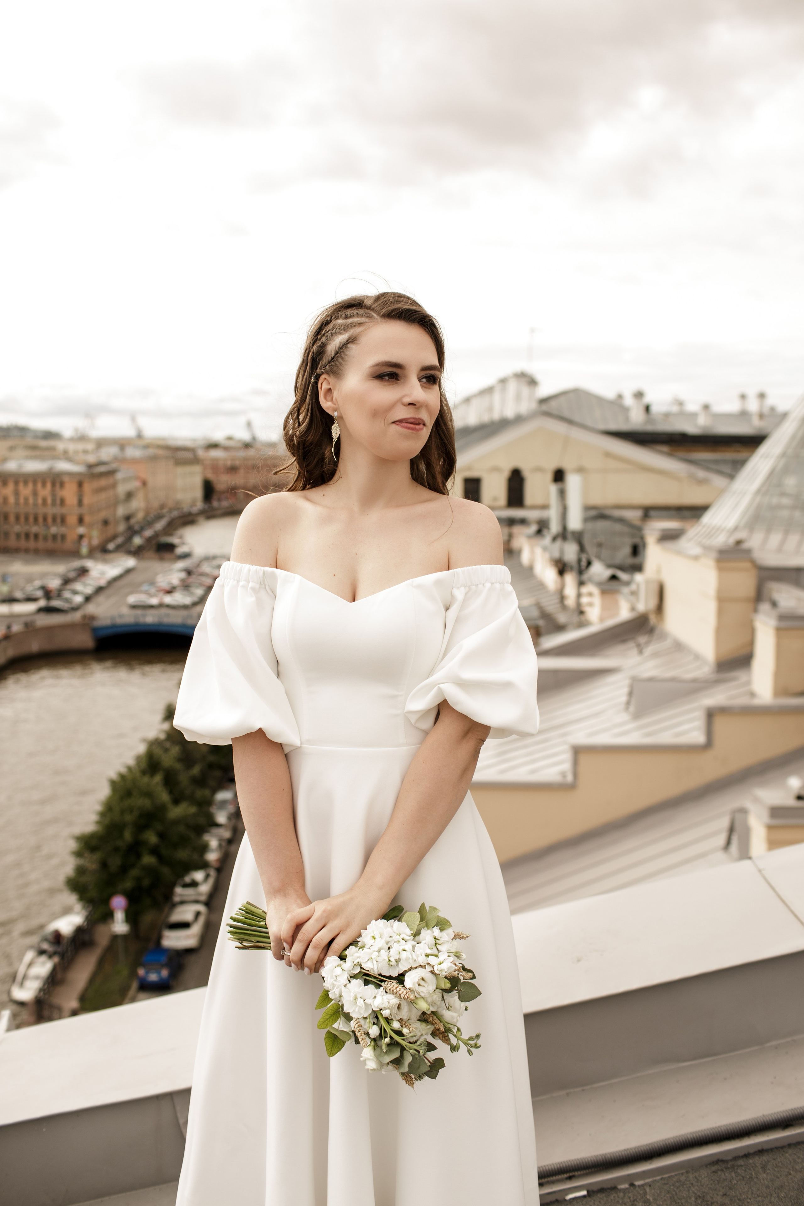 Анастасия и Андрей. Свадьба на крыше. Свадебный фотограф Кирилл Белый