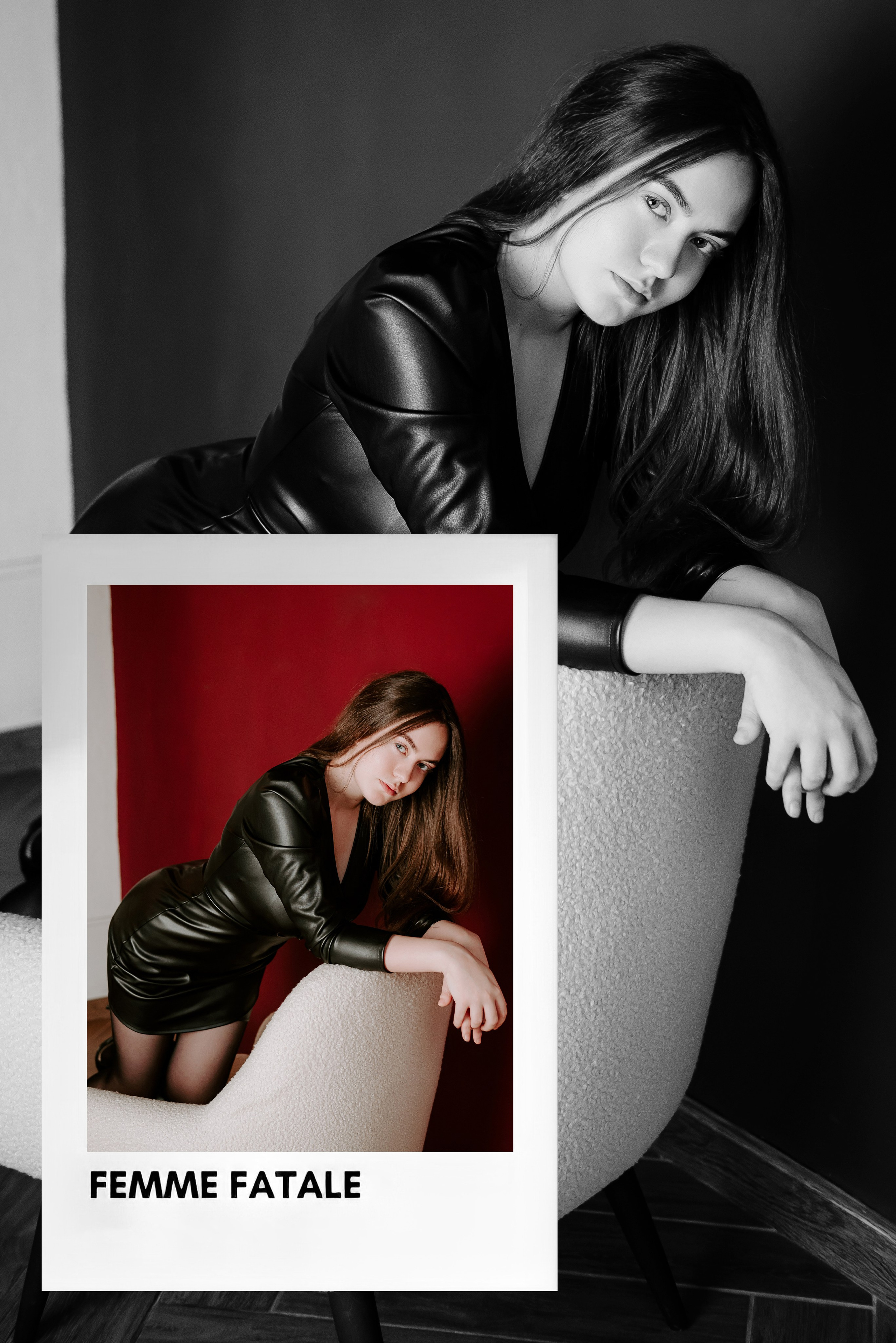 Гламурная женская фотосессия