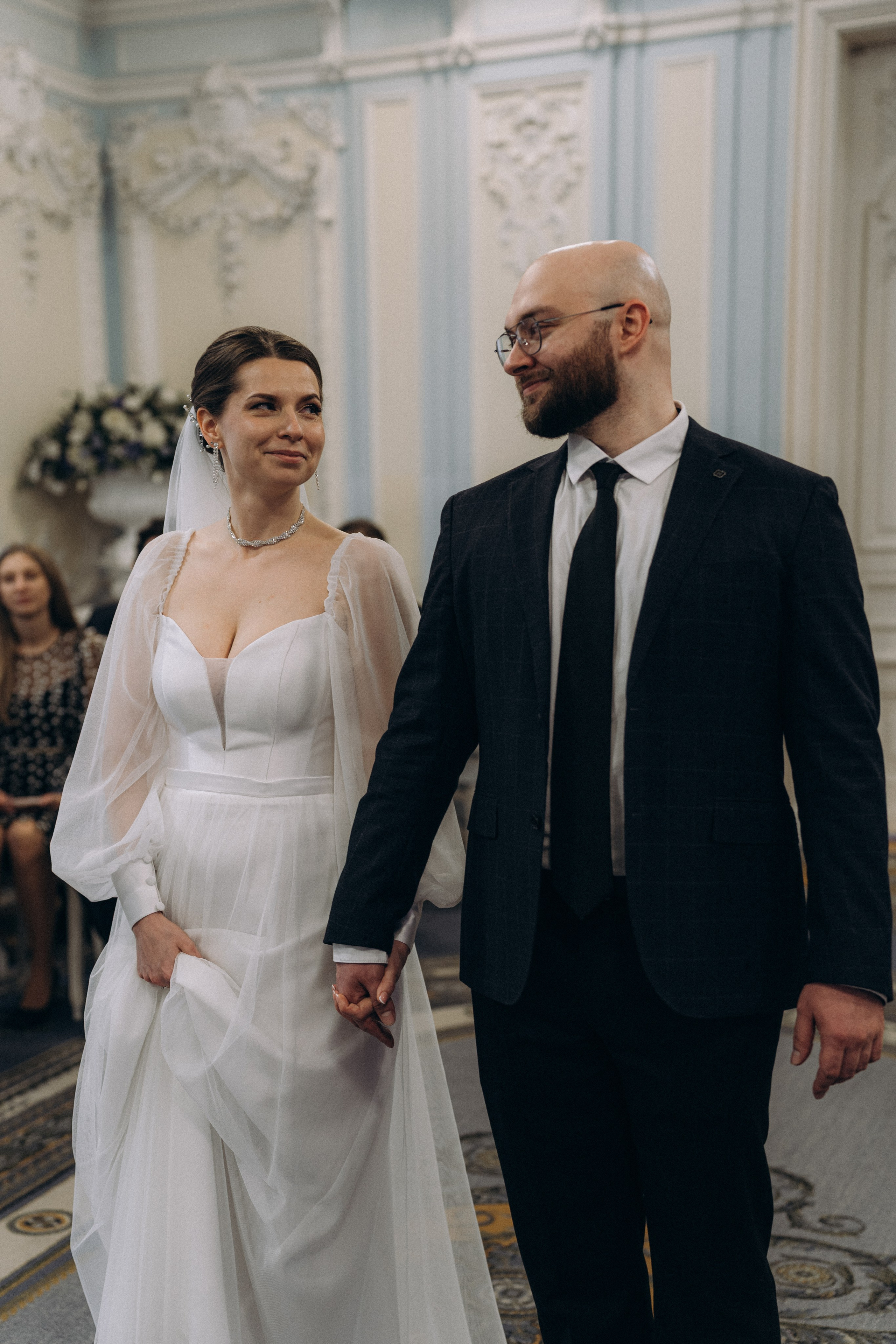 СВАДЕБНАЯ СЬЕМКА ВО ВТОРОМ ДВОРЦЕ (ДЕКАБРЬ) ТАКЖЕ СЬЕМКА В СТУДИИ НА ЧЕРНЫШЕВСКОЙ. Профессиональный фотограф, Санкт-Петербург — Виктория Богомолова