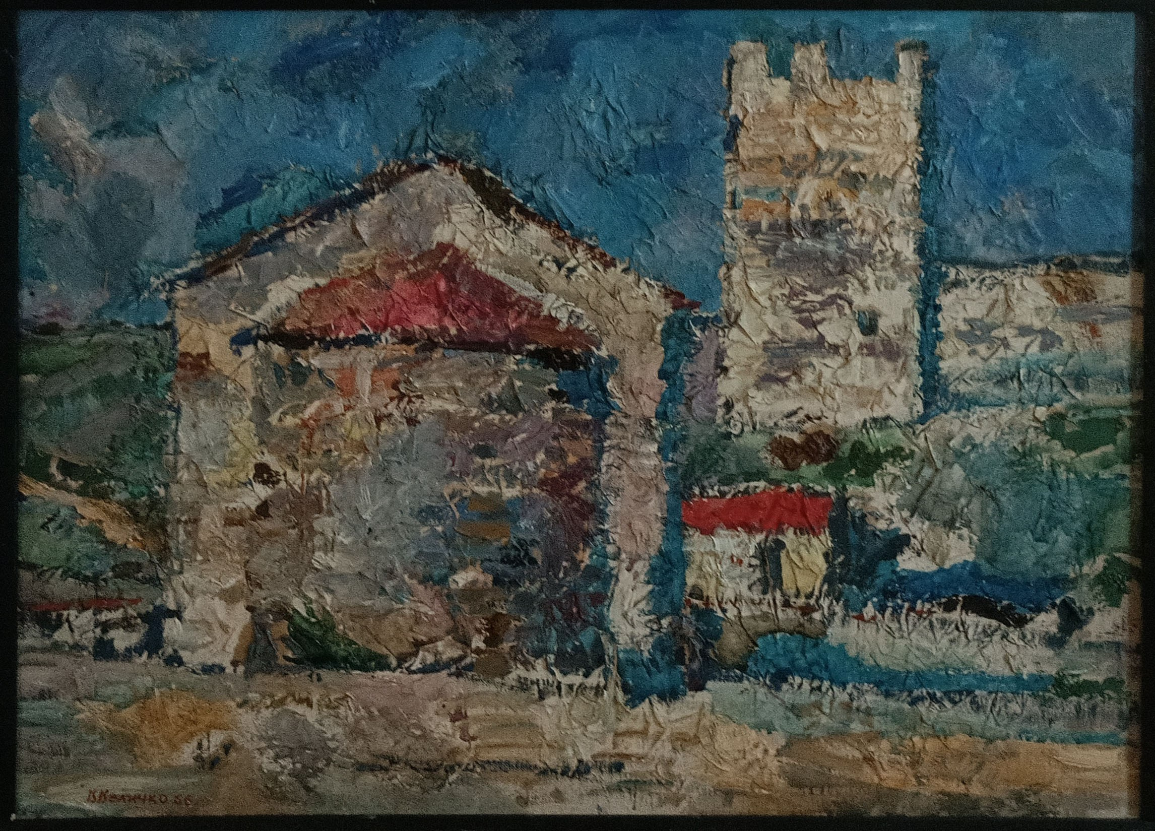 «Генуэзская крепость. Феодосия» 1966 год. Художник Величко Вадим Семёнович