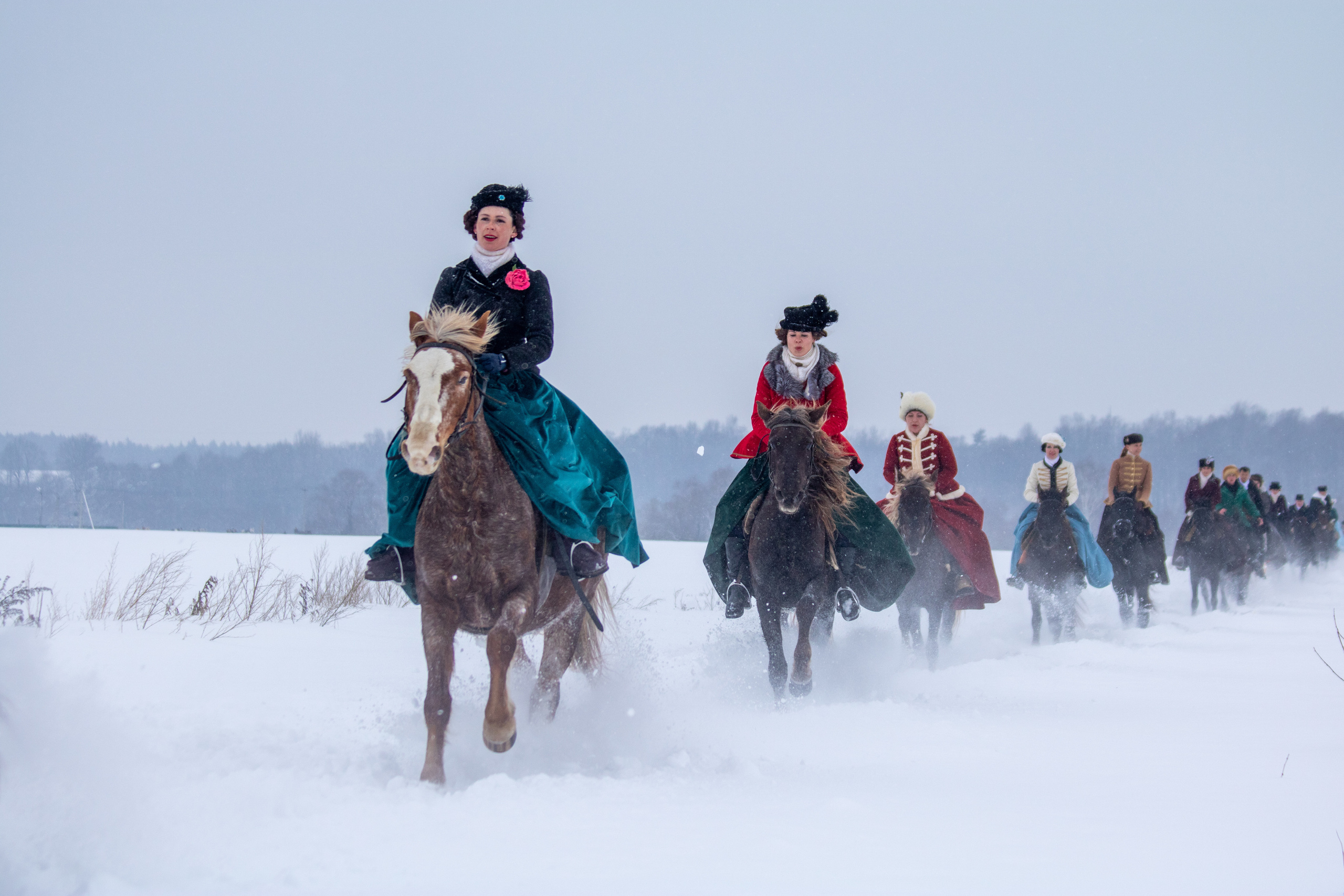 Зимняя охота в Аванпосте. 2022 год. Балетный фотограф в Москве Галина Молчанова