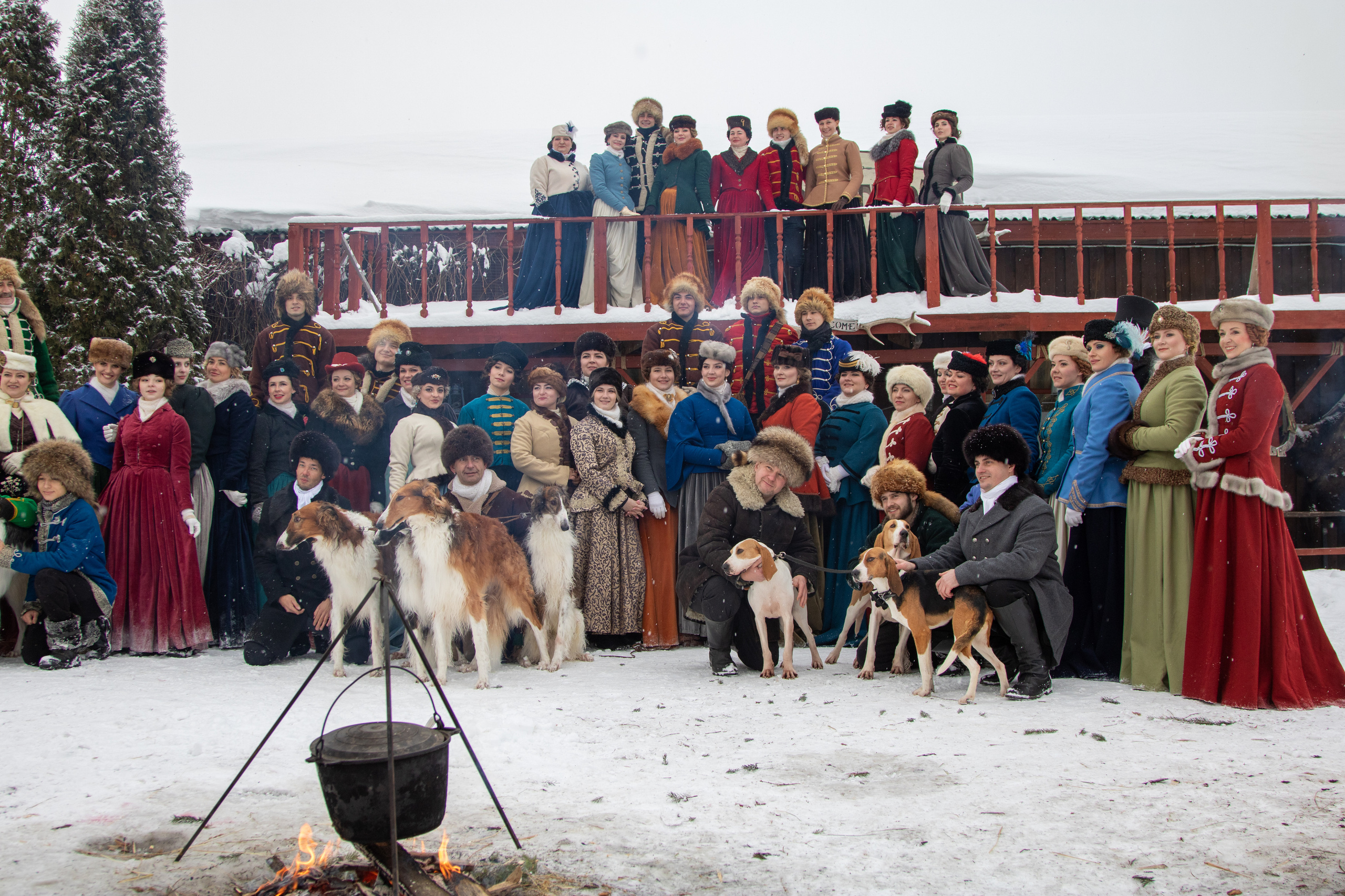 Зимняя охота в Аванпосте. 2022 год. Балетный фотограф в Москве Галина Молчанова
