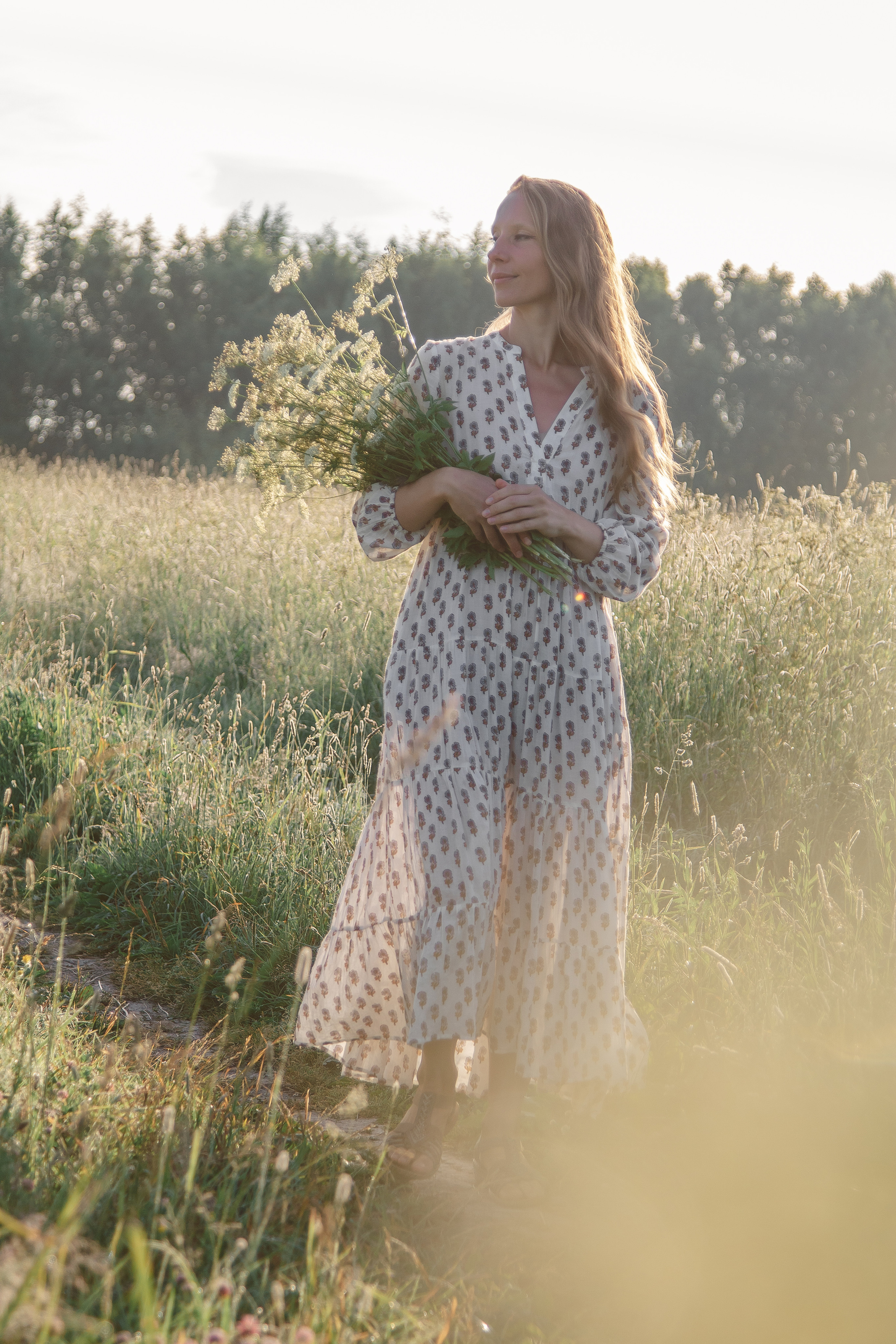 Рассветная фотосессия в поле. Балетный фотограф в Москве Галина Молчанова