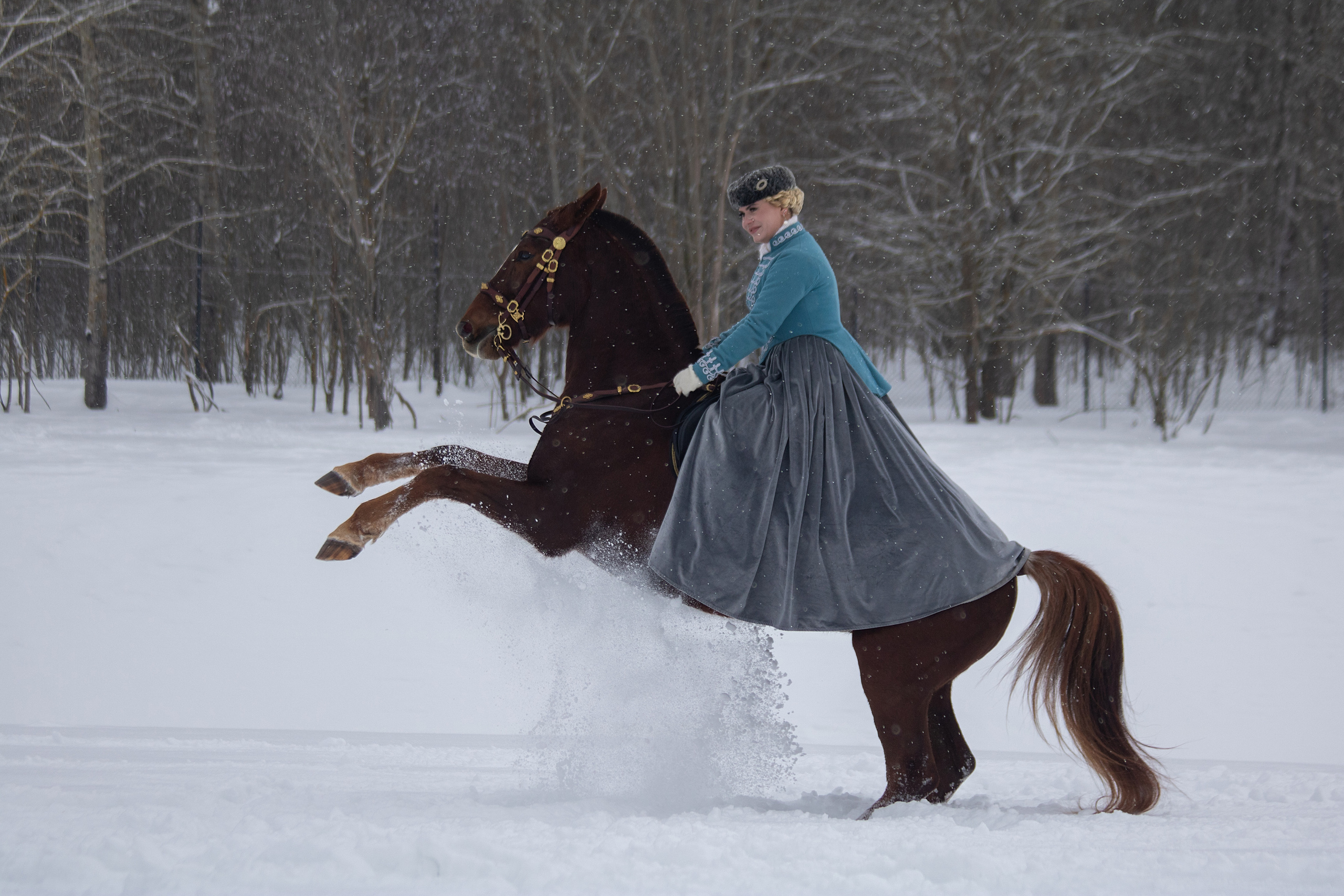 Зимняя охота в Аванпосте. 2022 год. Балетный фотограф в Москве Галина Молчанова