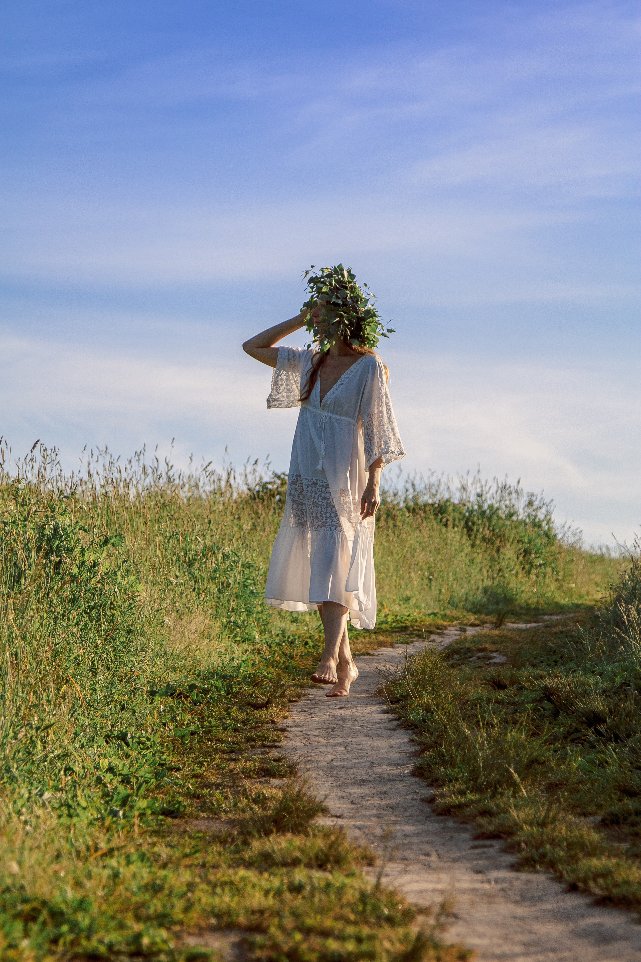 Рассветная фотосессия в поле. Балетный фотограф в Москве Галина Молчанова