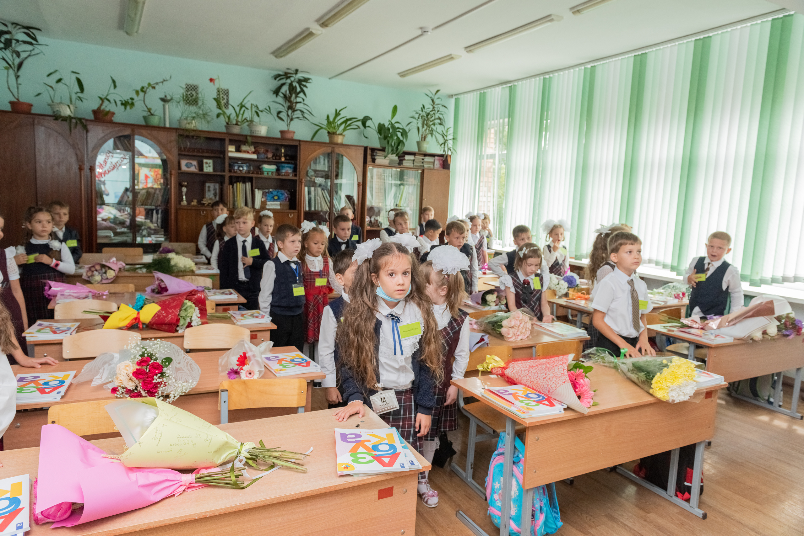 Съемка первоклашек в классе. Семейный и свадебный фотограф во Владивостоке